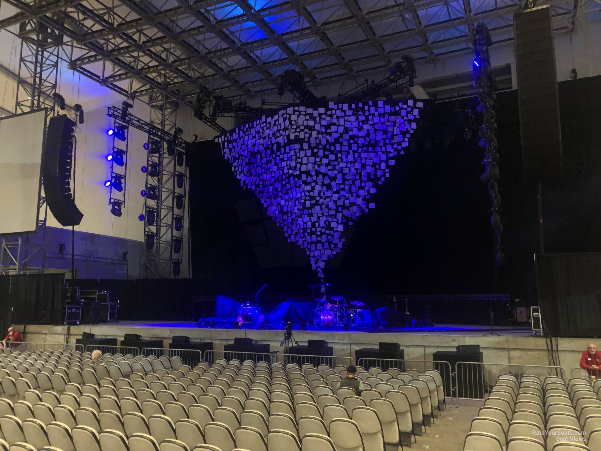 section 103, row d seat view - daily