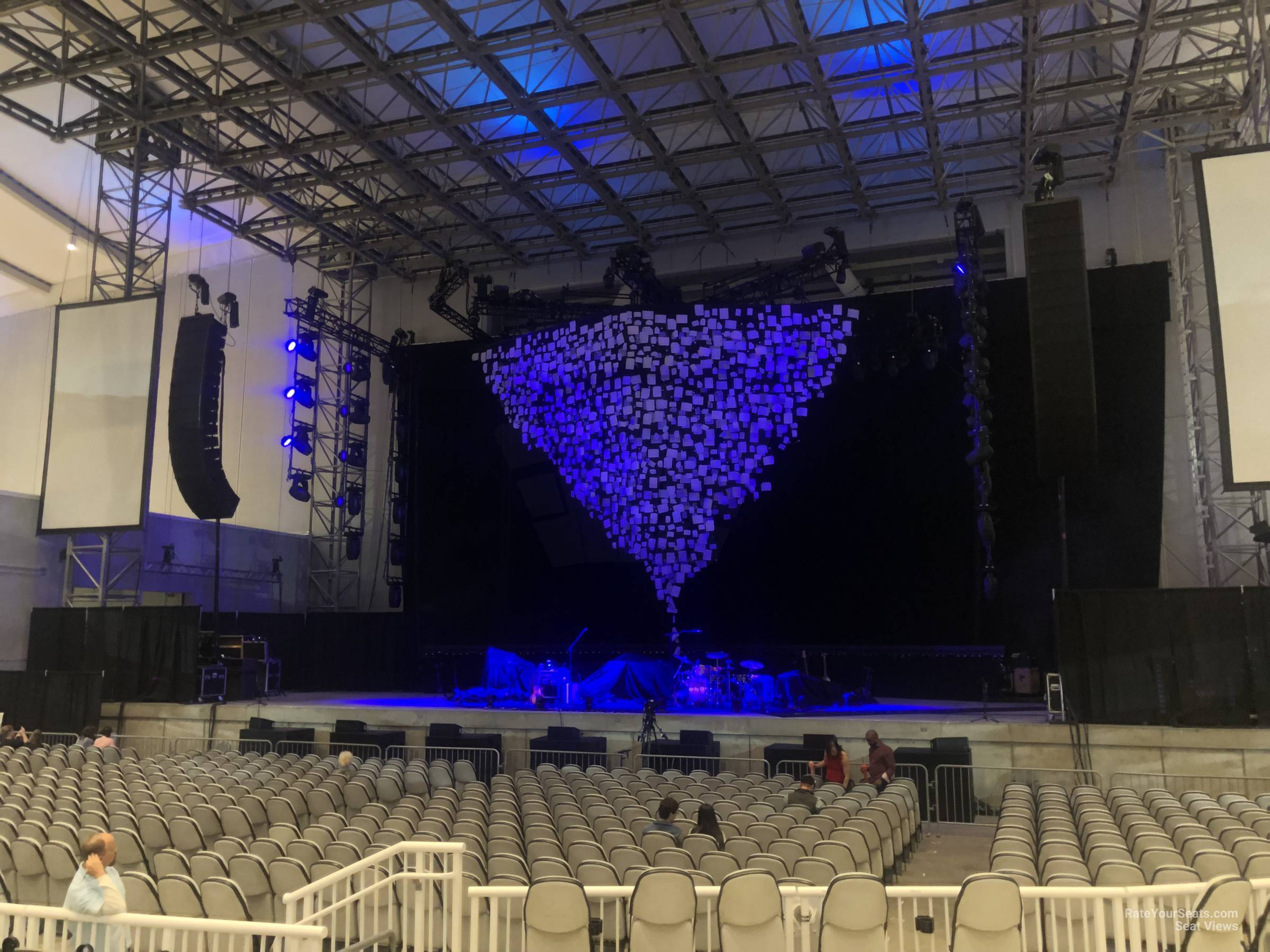 section 103, row j seat view - daily