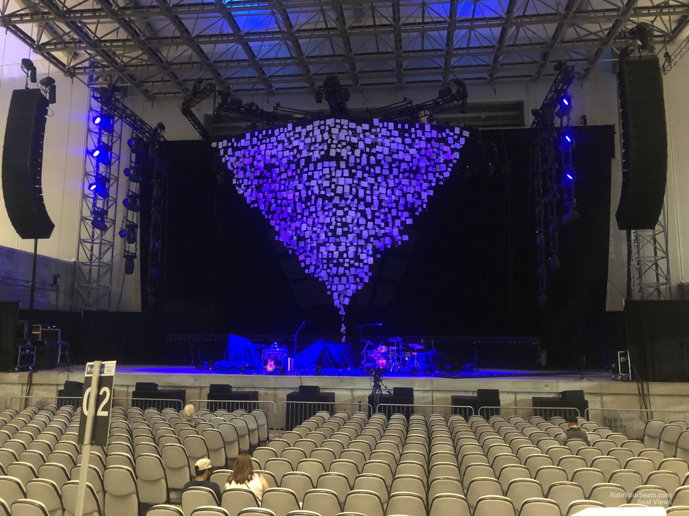 section 104, row d seat view  - daily