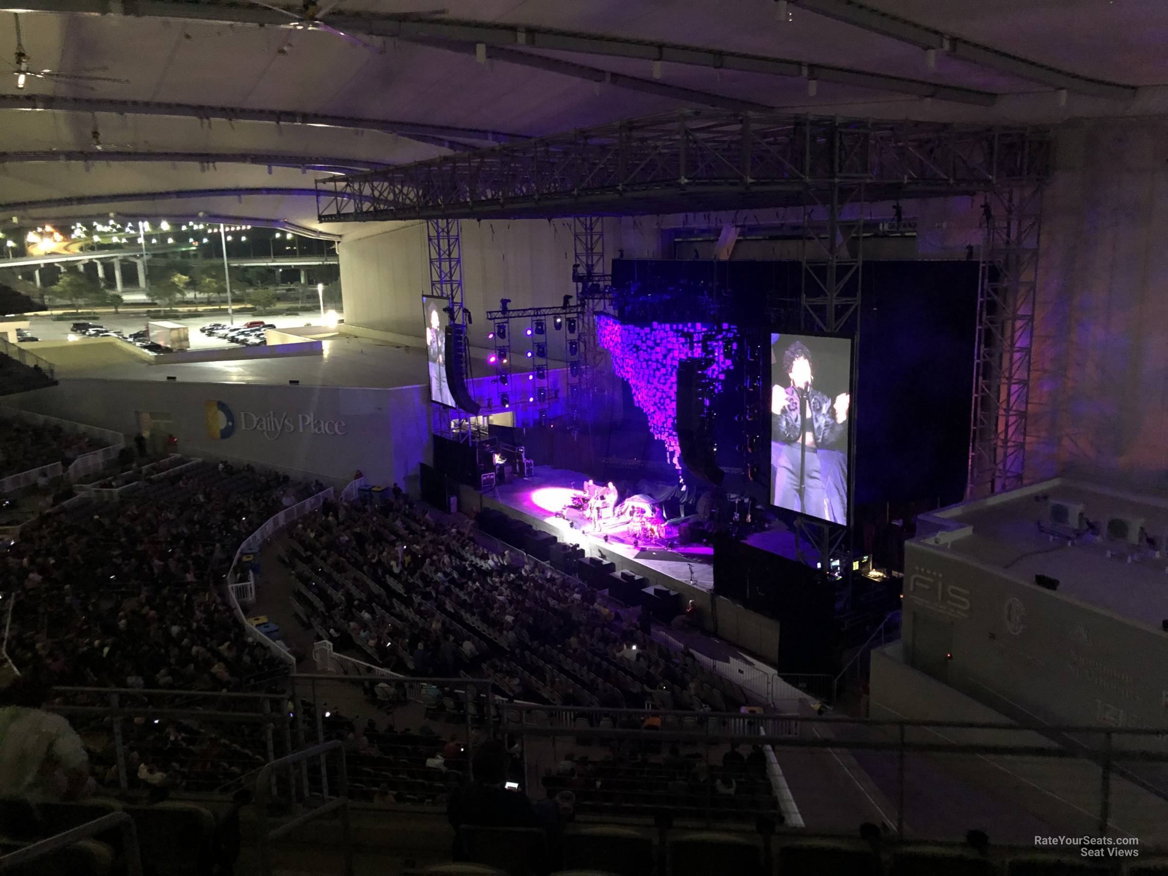 section 301, row g seat view  - daily
