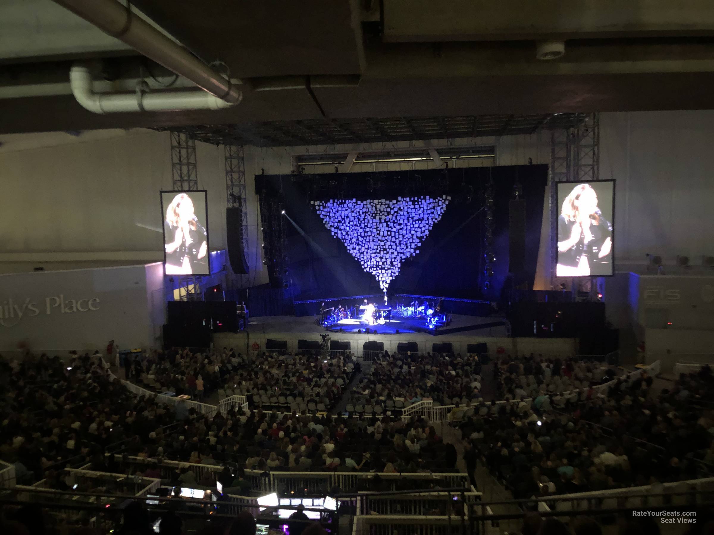 concourse 6, row f seat view  - daily