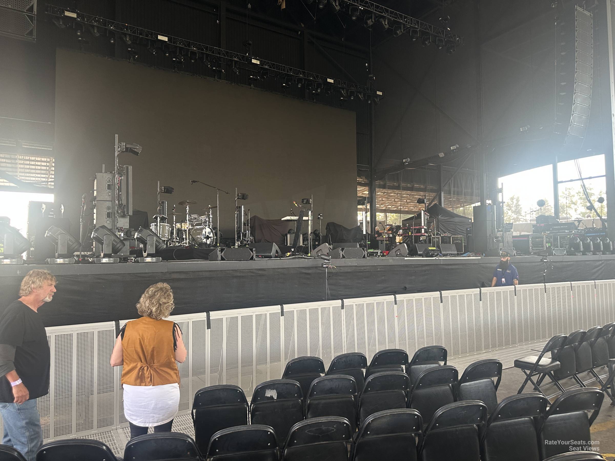 section 102, row 6 seat view  - darien lake amphitheater