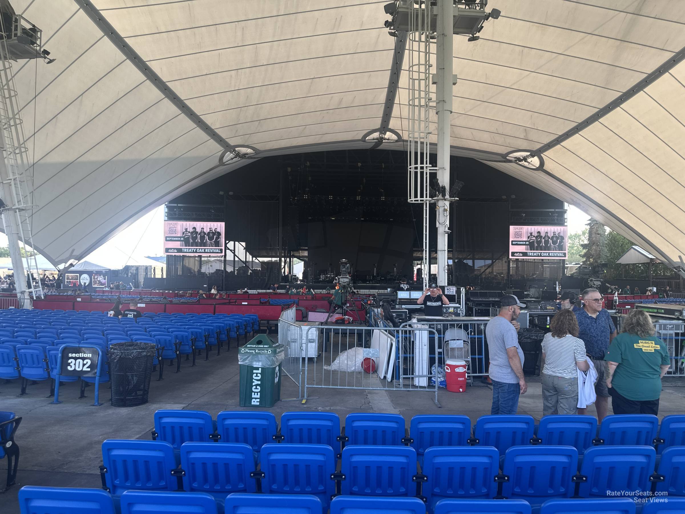 section 400, row 7 seat view  - darien lake amphitheater