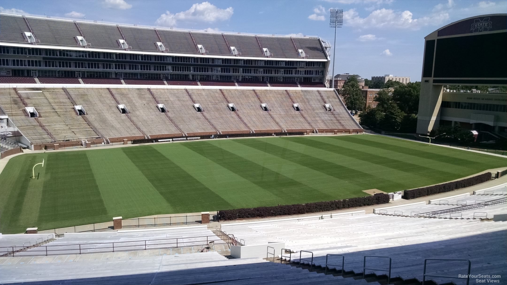 section 112, row 64 seat view  - davis wade stadium