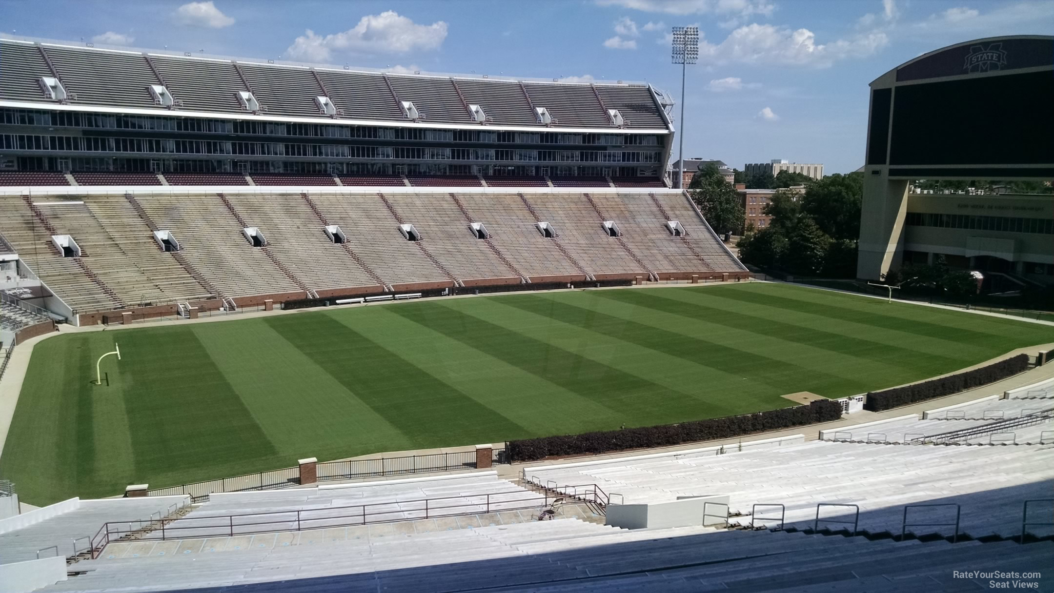 section 113, row 64 seat view  - davis wade stadium