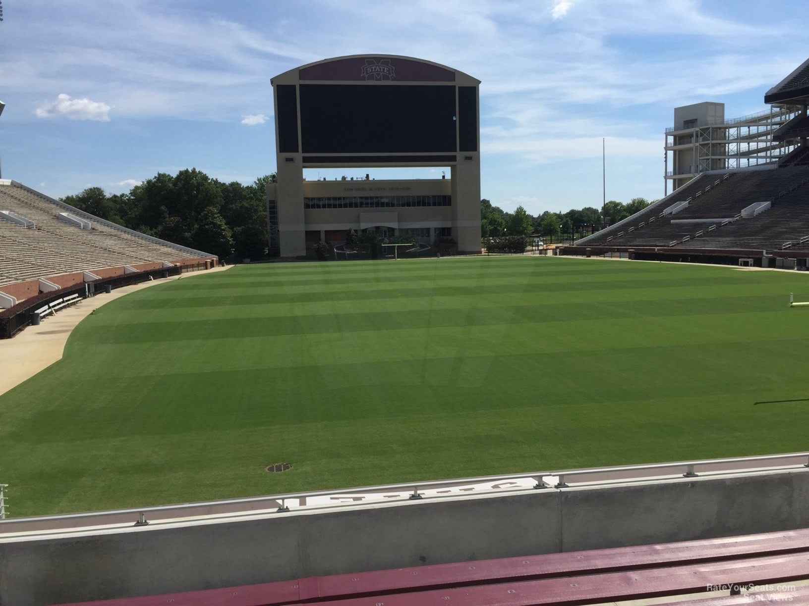 section 13, row 22 seat view  - davis wade stadium