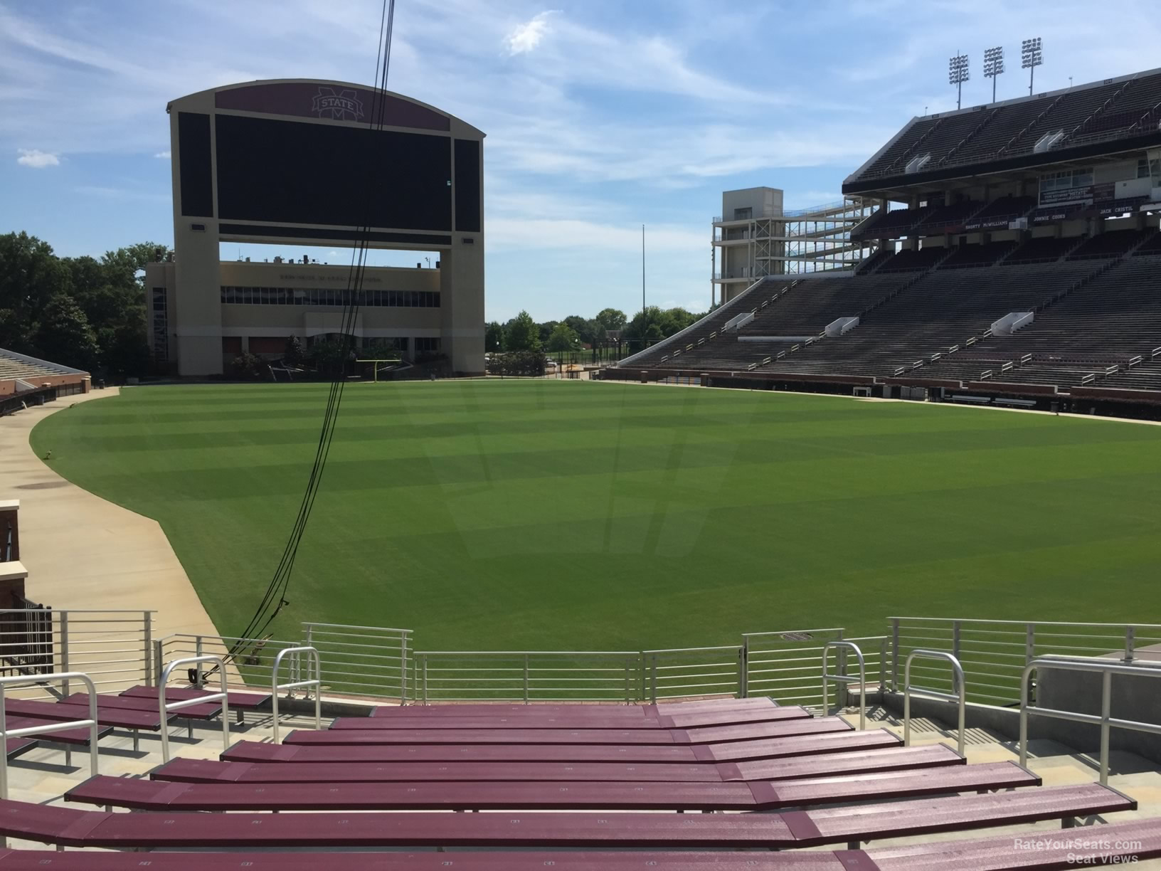 section 14, row 22 seat view  - davis wade stadium