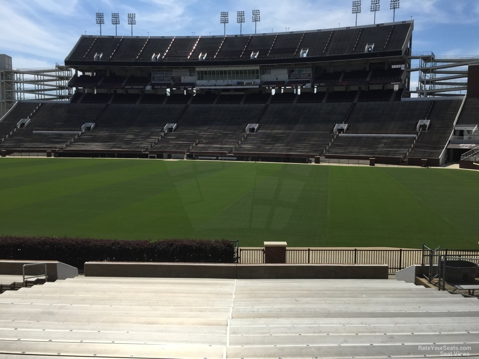 section 18, row 22 seat view  - davis wade stadium