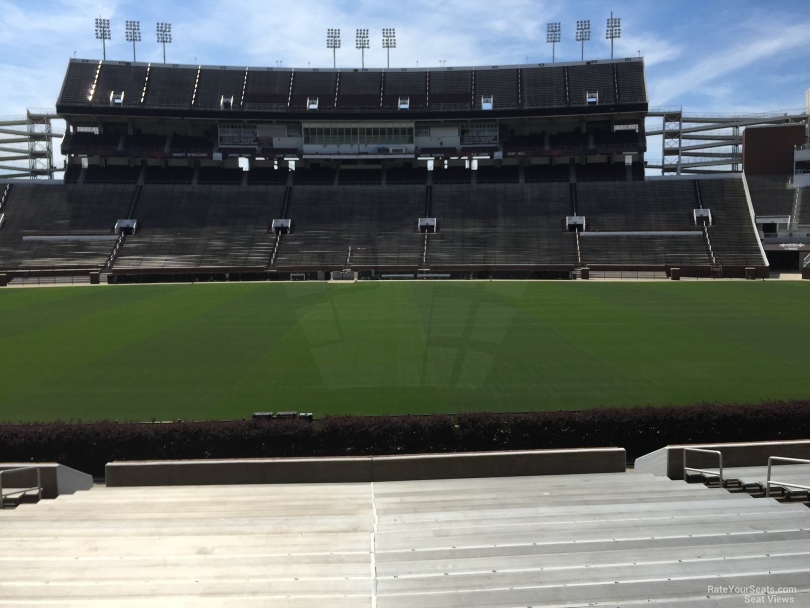 section 20, row 22 seat view  - davis wade stadium