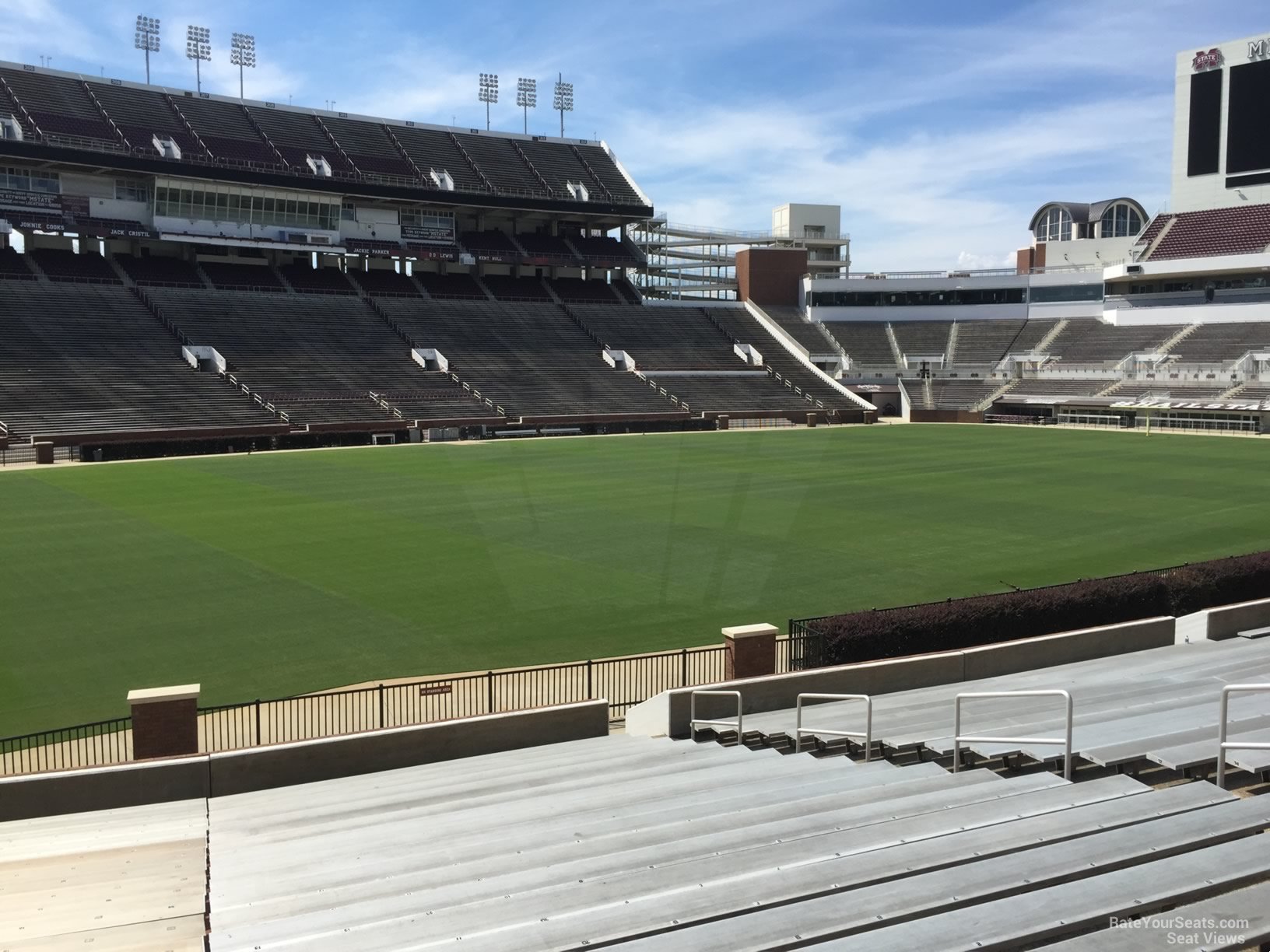 section 24, row 22 seat view  - davis wade stadium