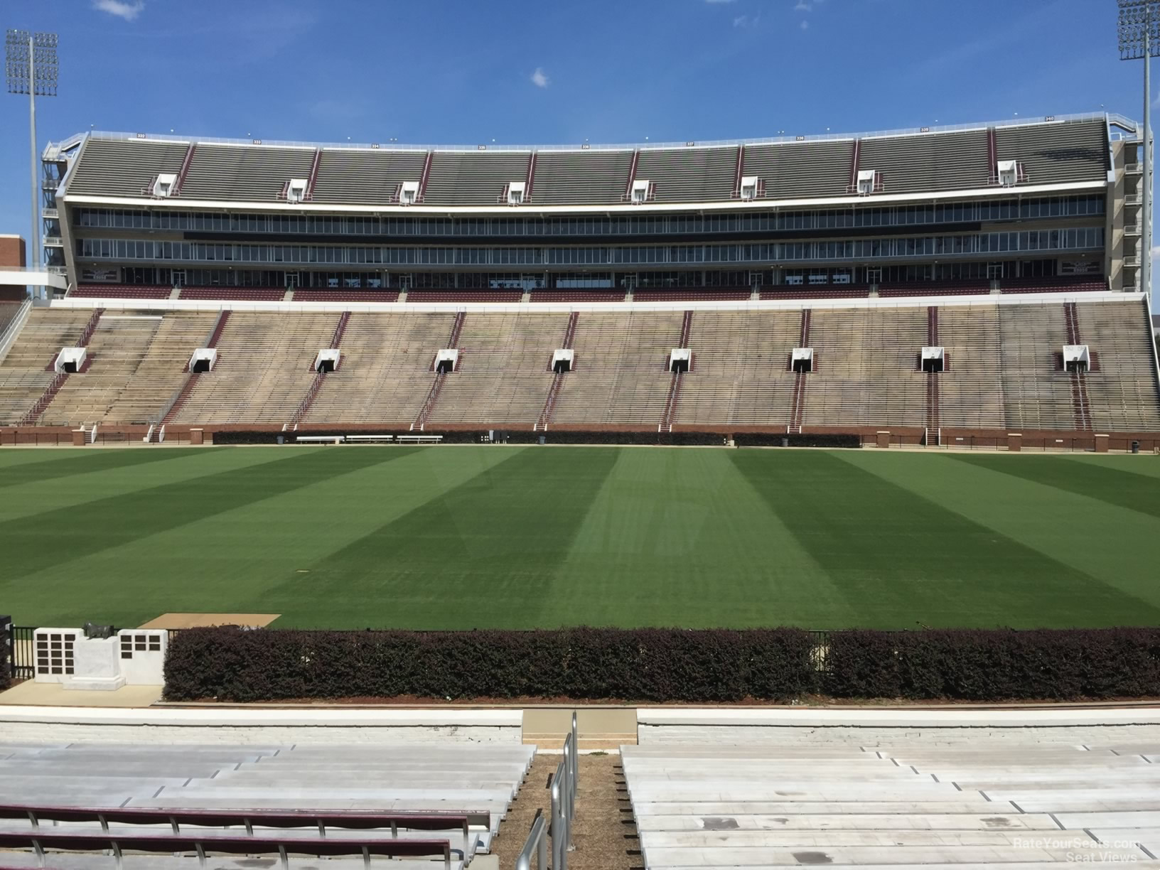 section 03, row 22 seat view  - davis wade stadium