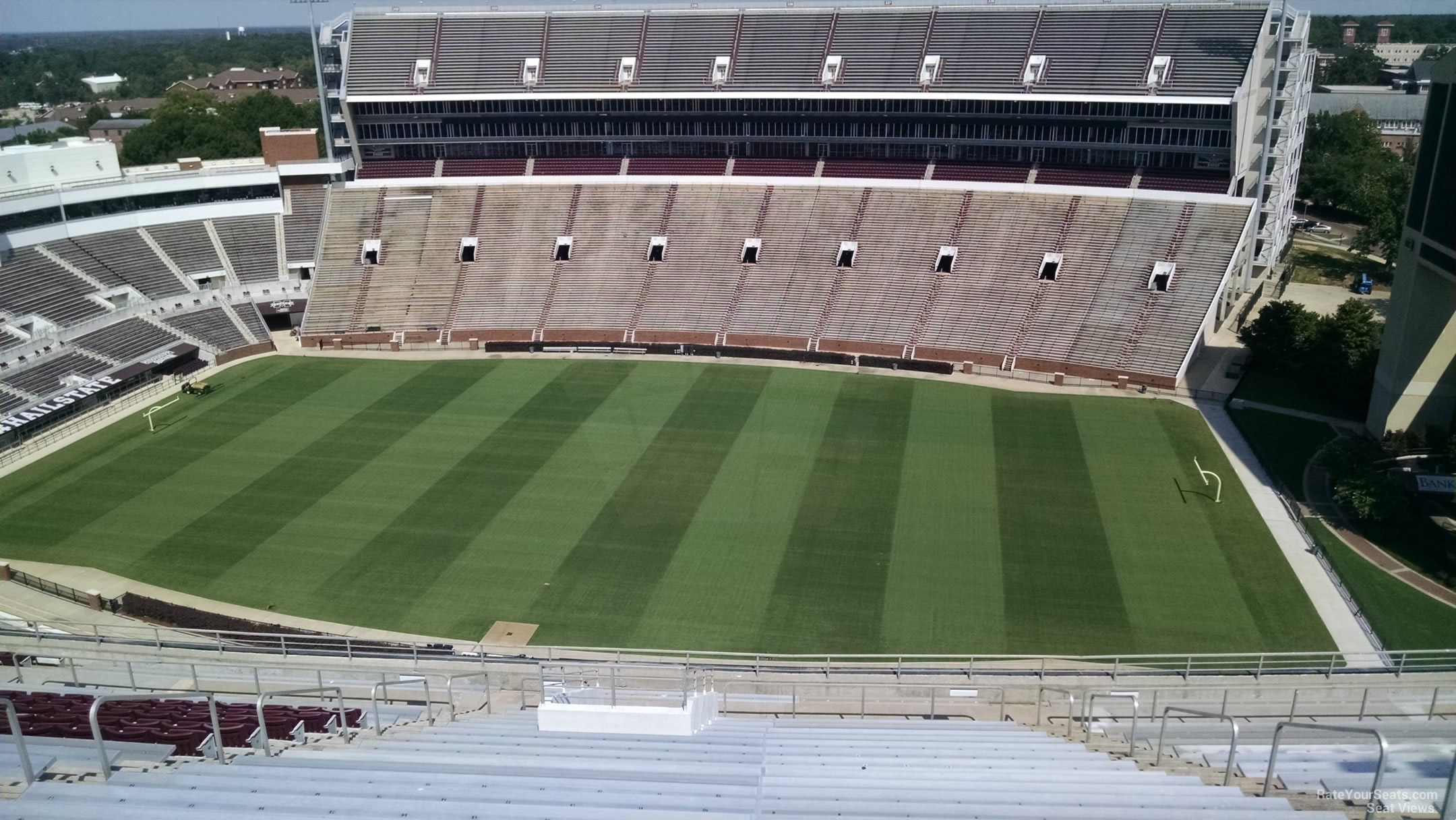 section 304, row 25 seat view  - davis wade stadium