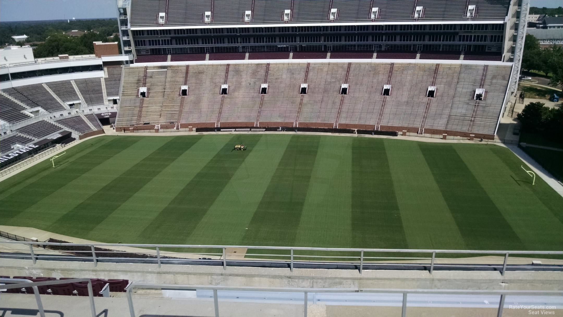 section 305, row 8 seat view - davis wade stadium