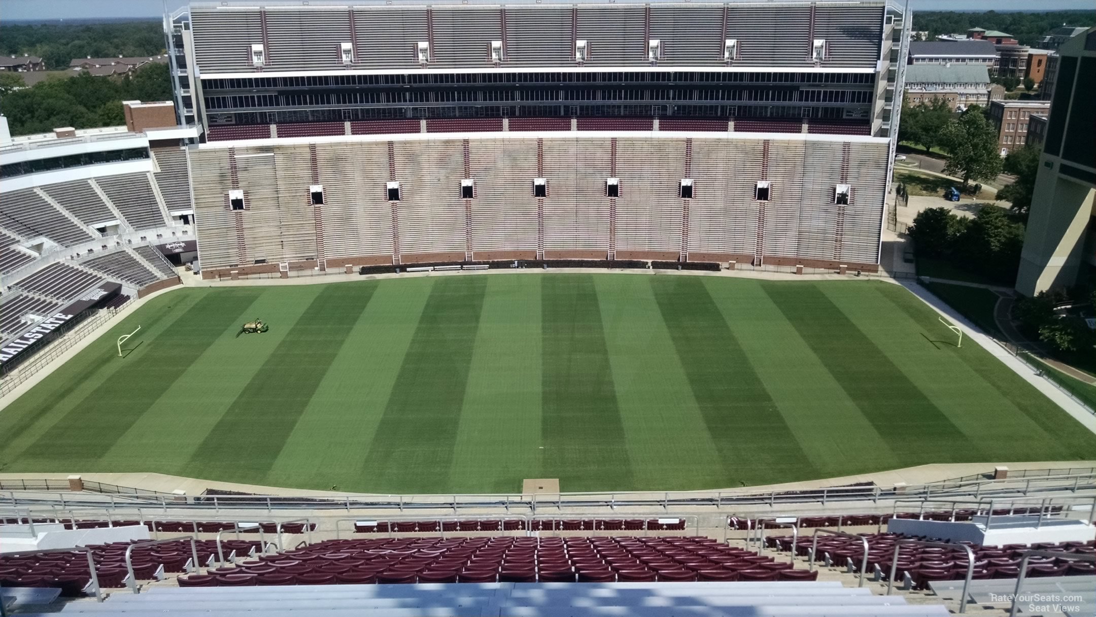 section 307, row 25 seat view  - davis wade stadium