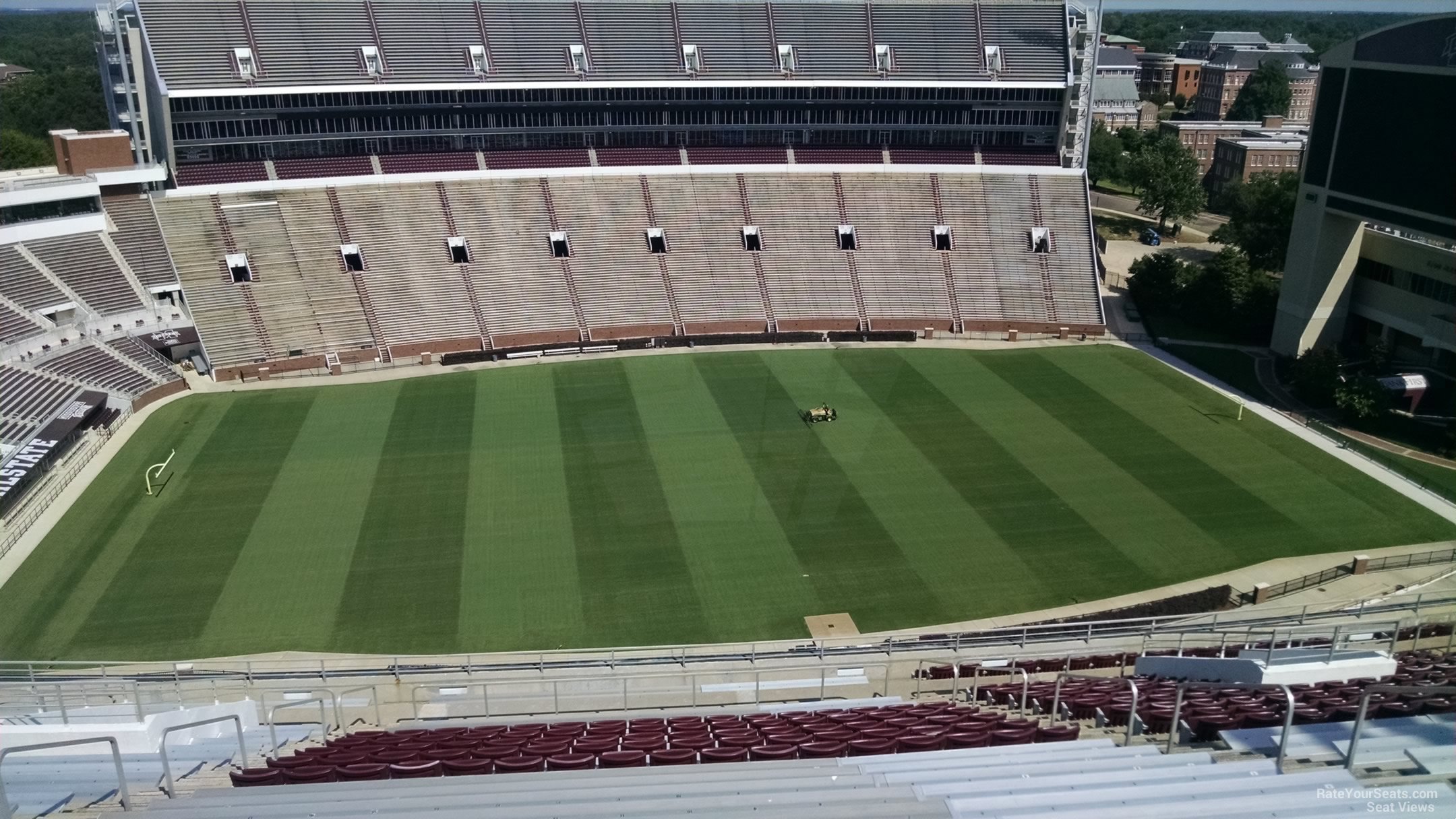 section 309, row 25 seat view  - davis wade stadium