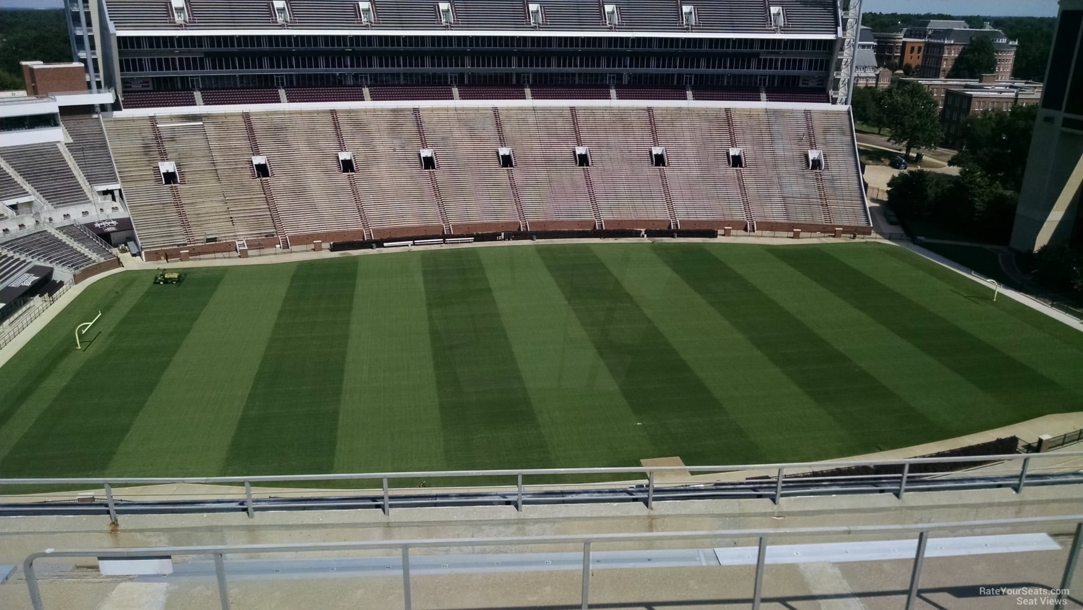 section 309, row 8 seat view  - davis wade stadium