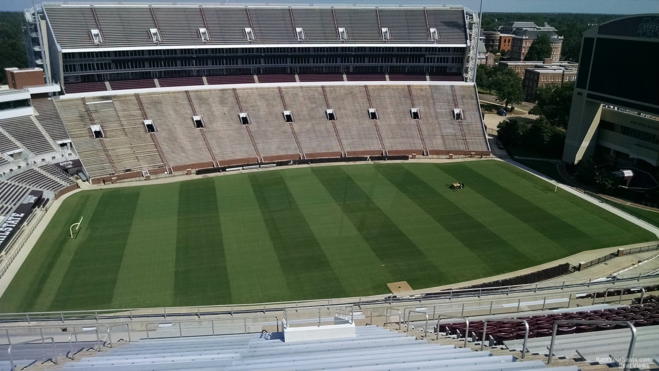 section 310, row 25 seat view  - davis wade stadium