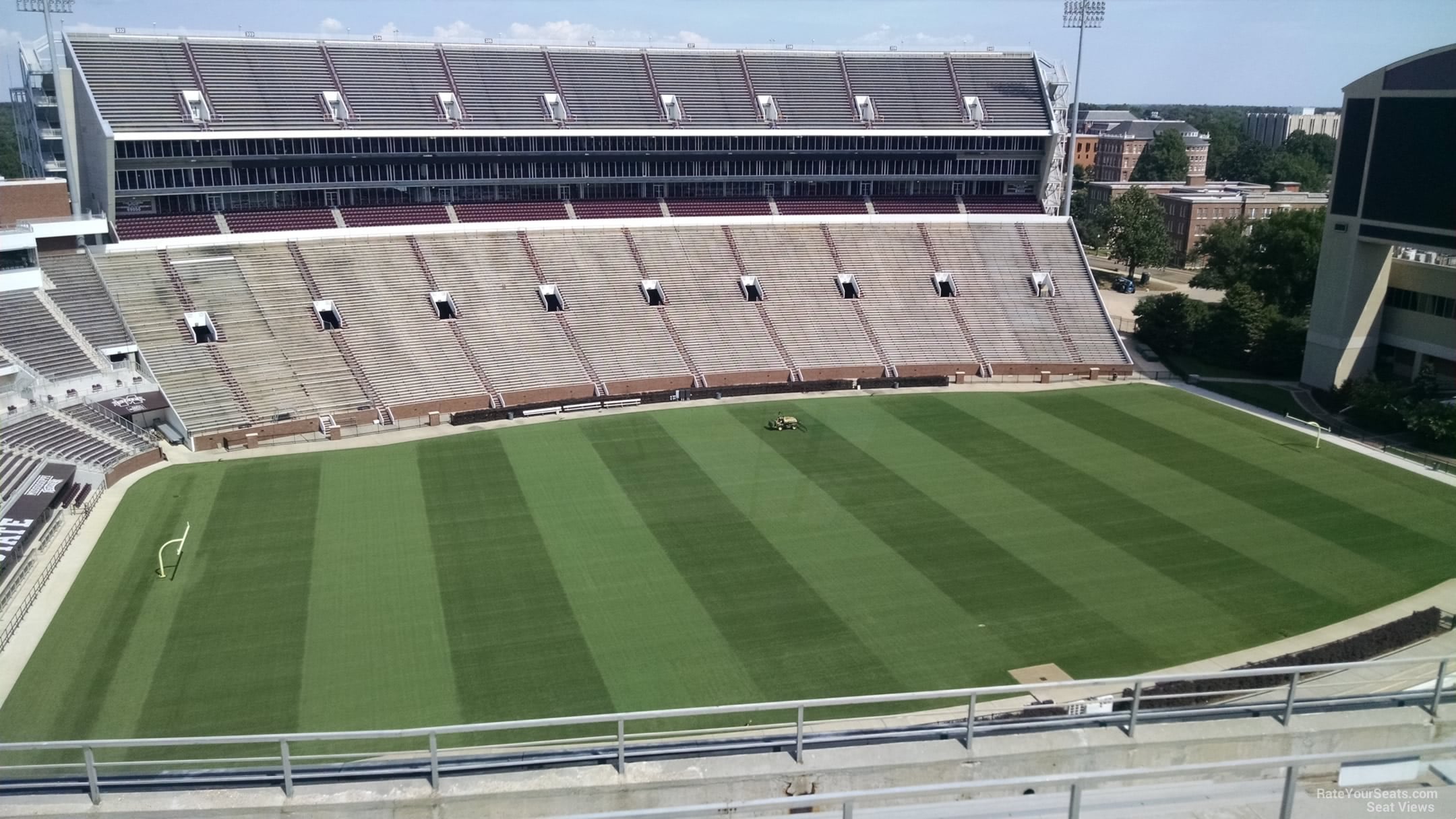 section 311, row 8 seat view  - davis wade stadium