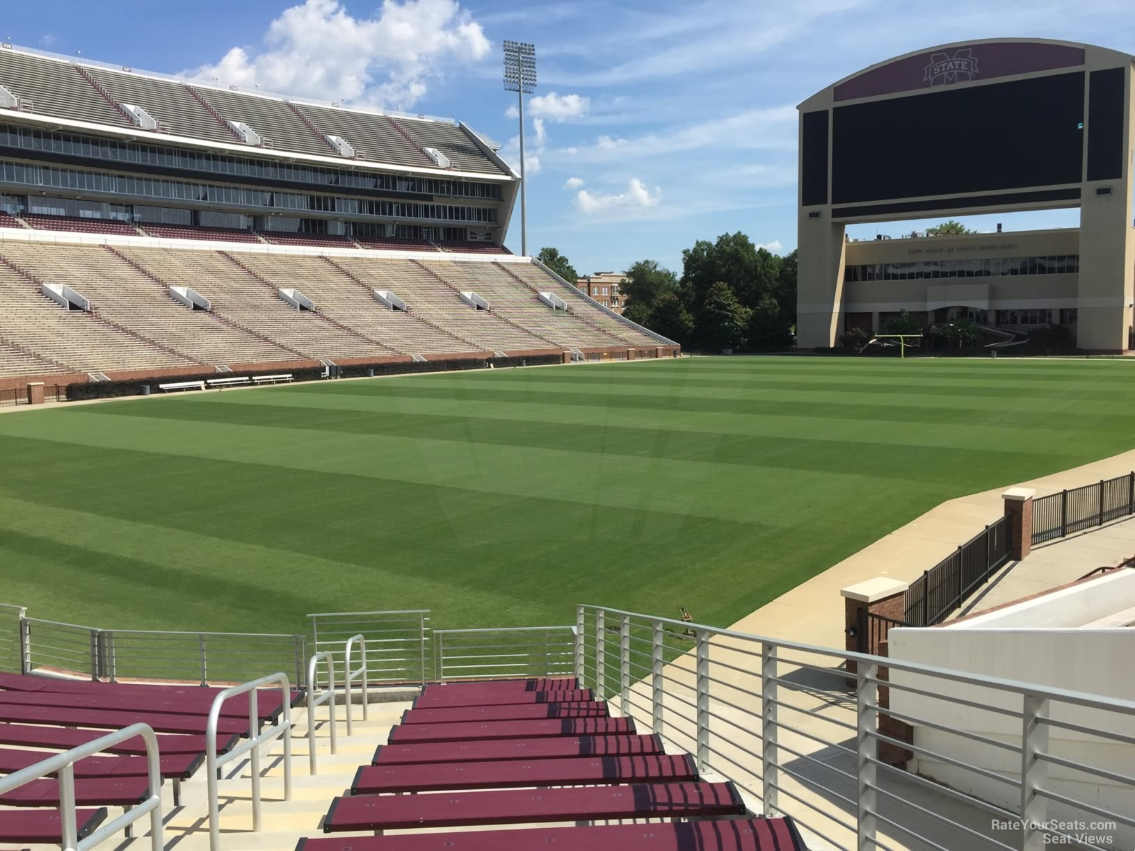 section 8, row 22 seat view  - davis wade stadium