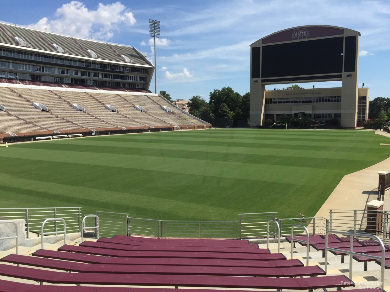 section 9, row 22 seat view  - davis wade stadium