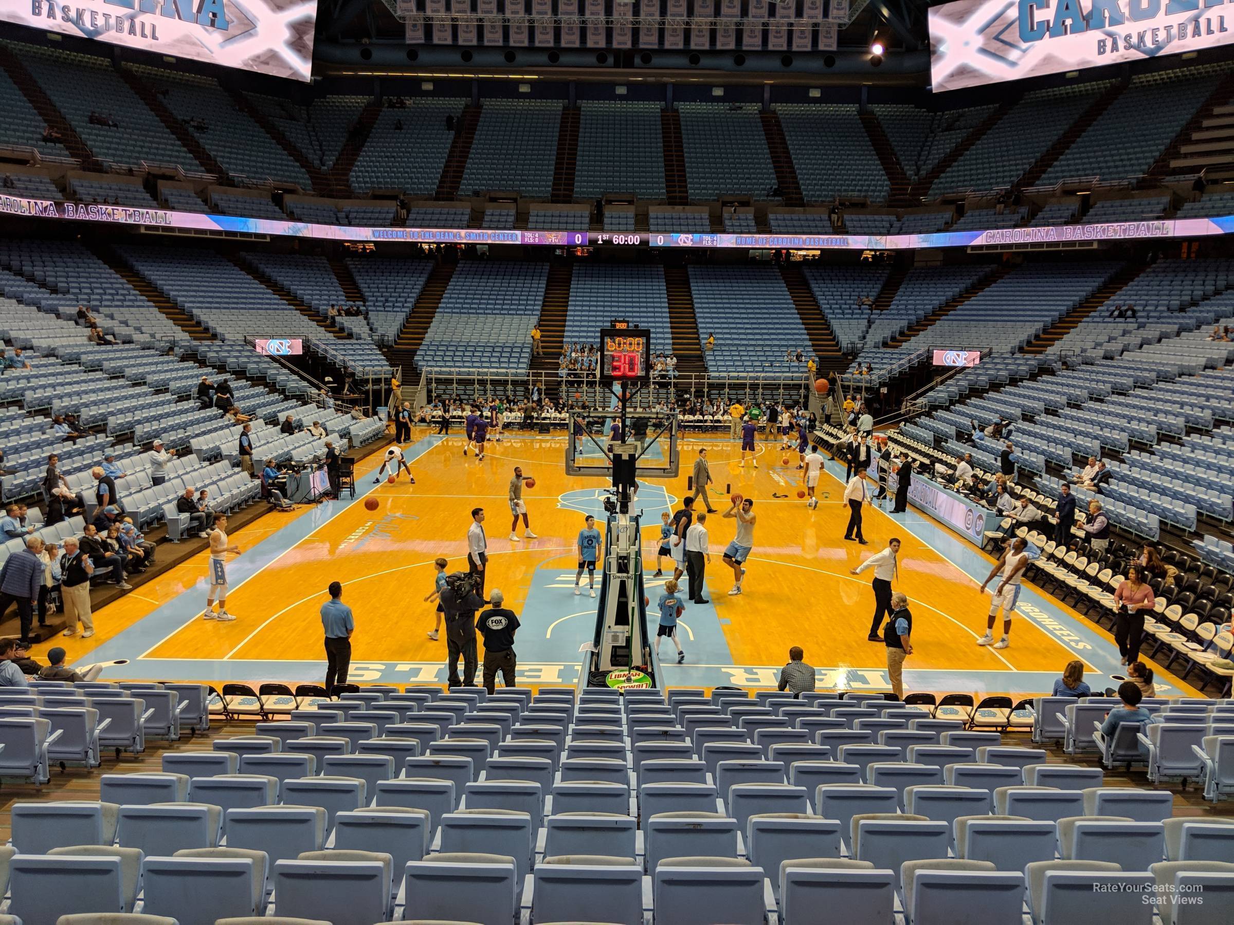 Dean Smith Center Section 100