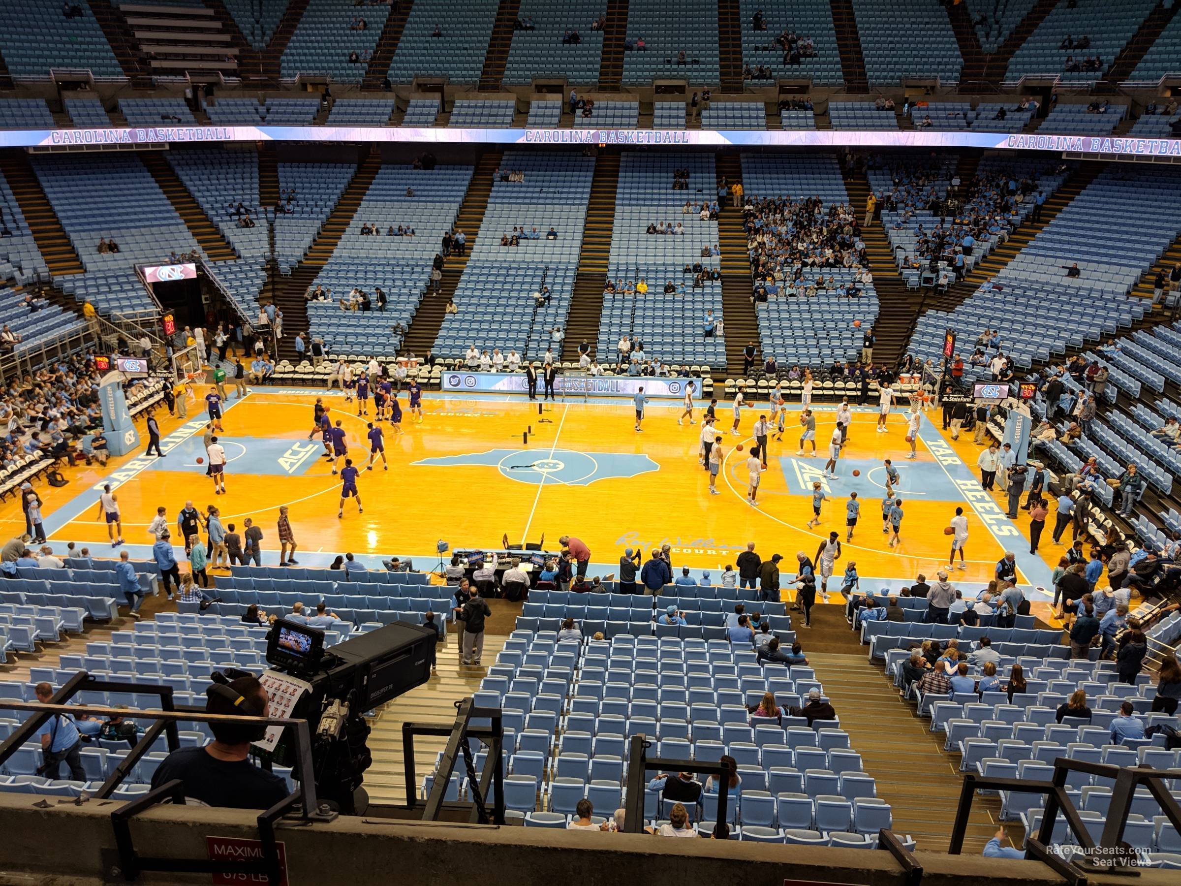section 226, row c seat view  - dean smith center