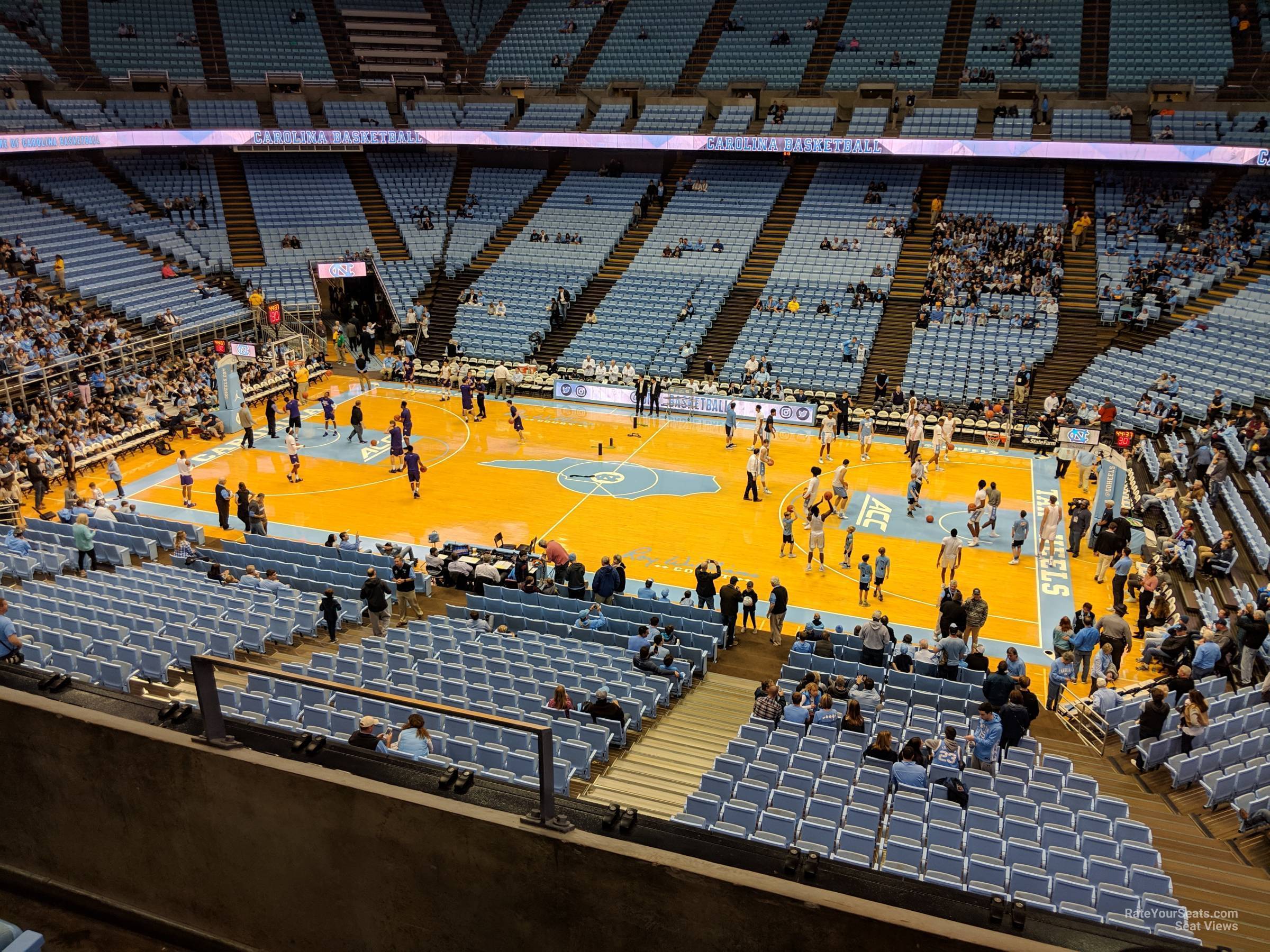 section 227, row c seat view  - dean smith center