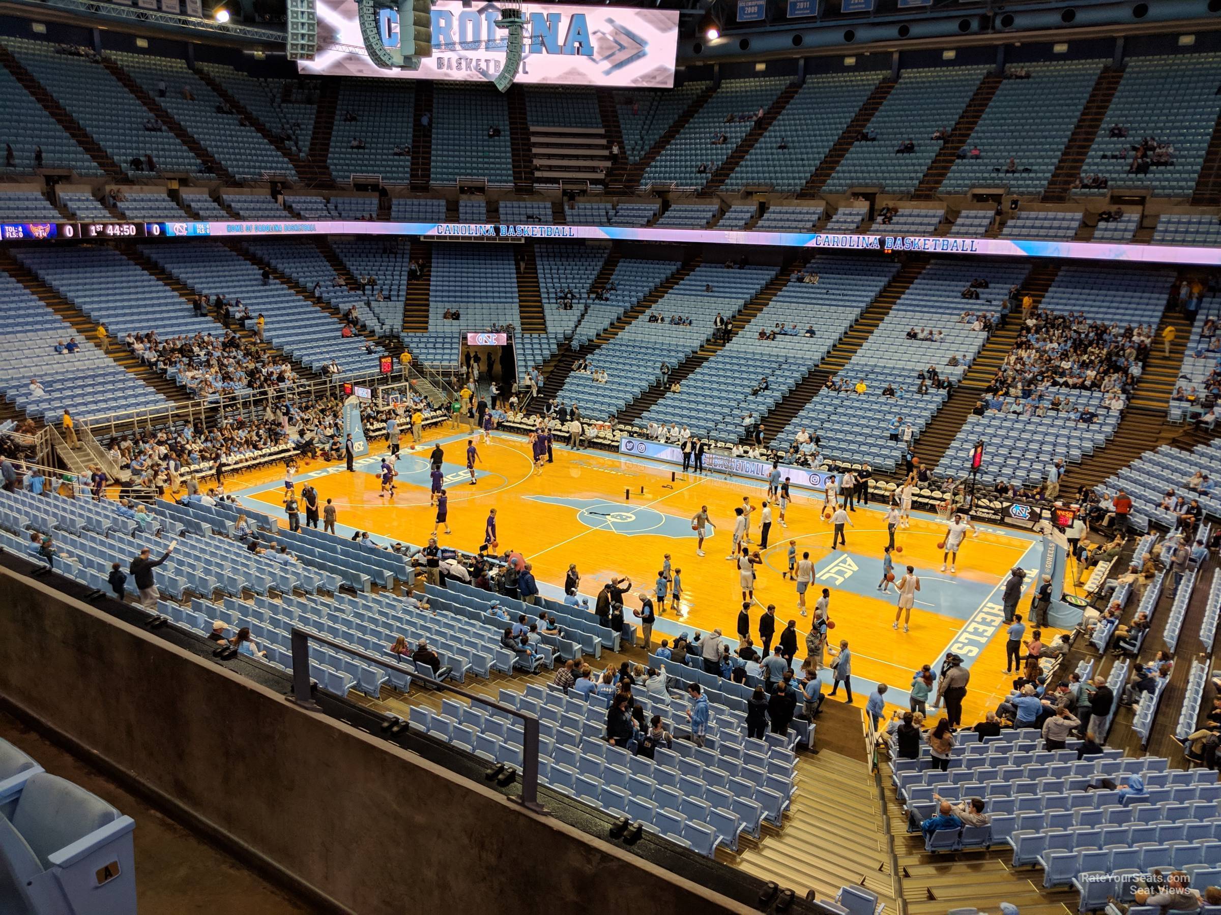 section 228, row c seat view  - dean smith center