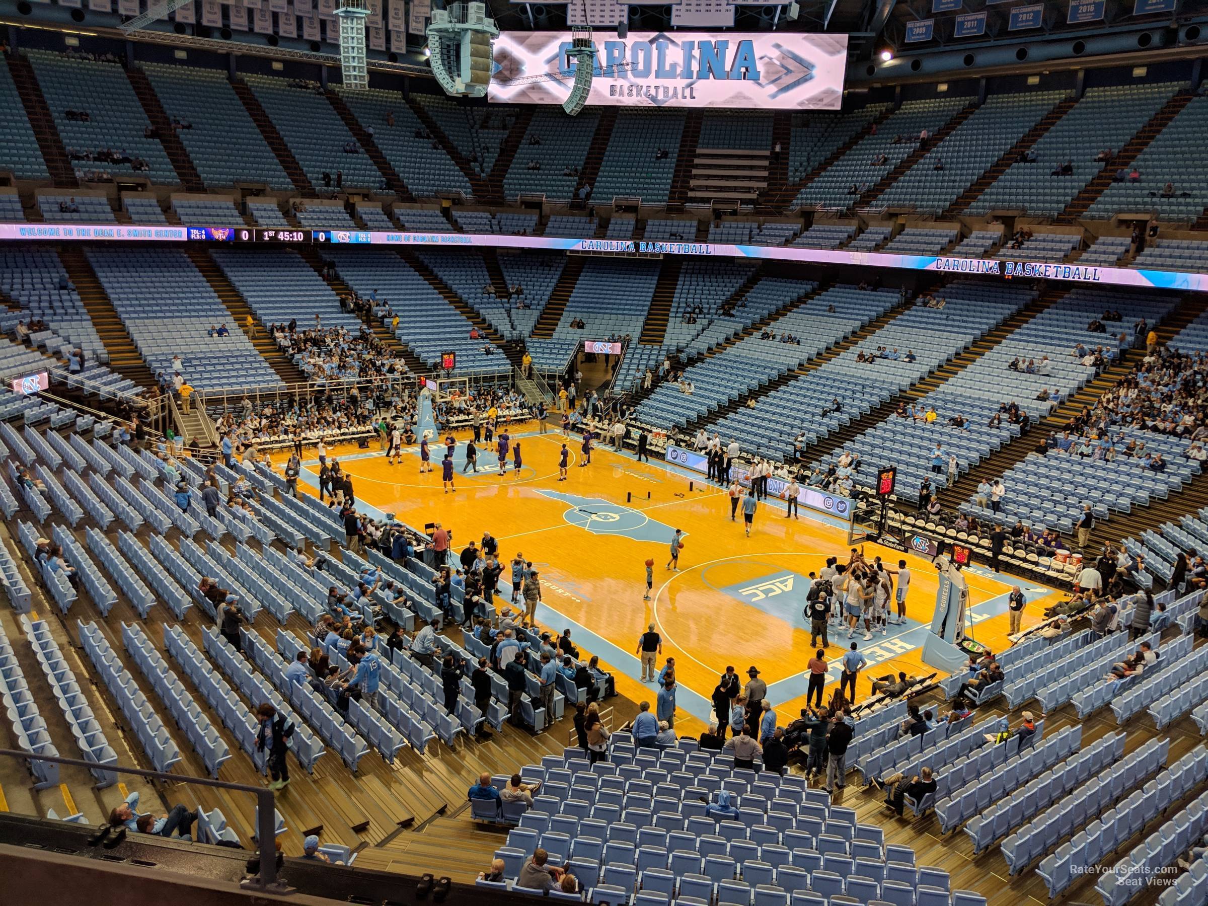 section 230, row c seat view  - dean smith center