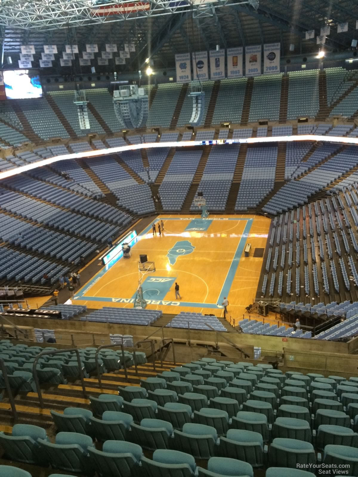 Dean E Smith Center Seating Chart Rows