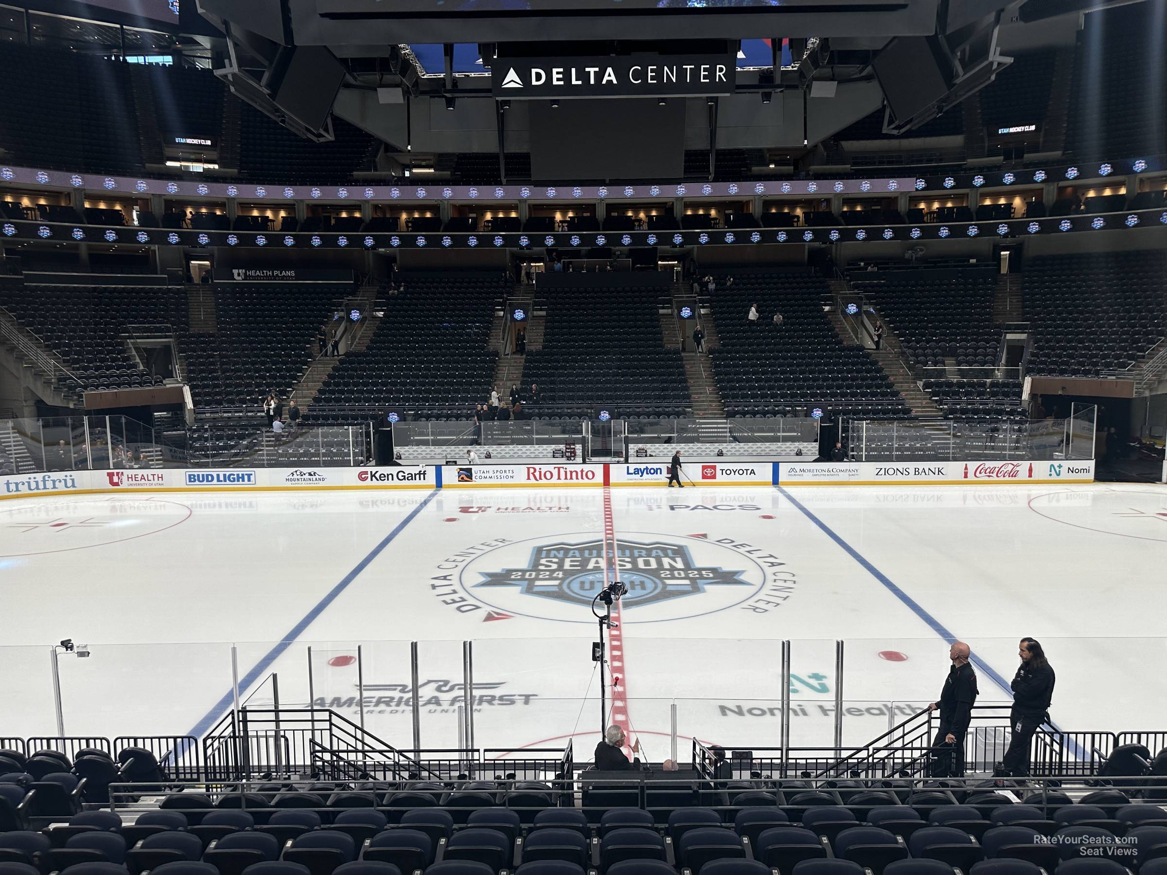 section 18, row 16 seat view  for hockey - delta center