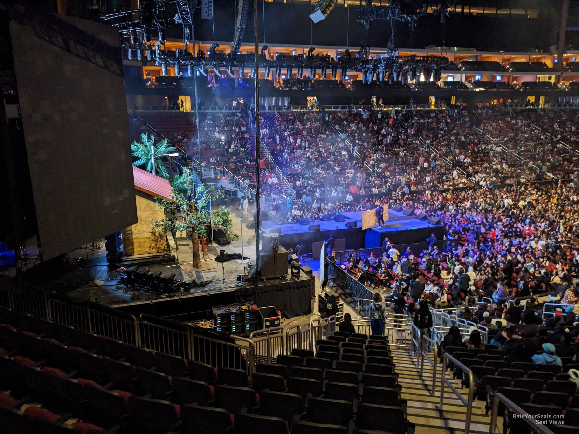 section 104, row z seat view  - desert diamond arena