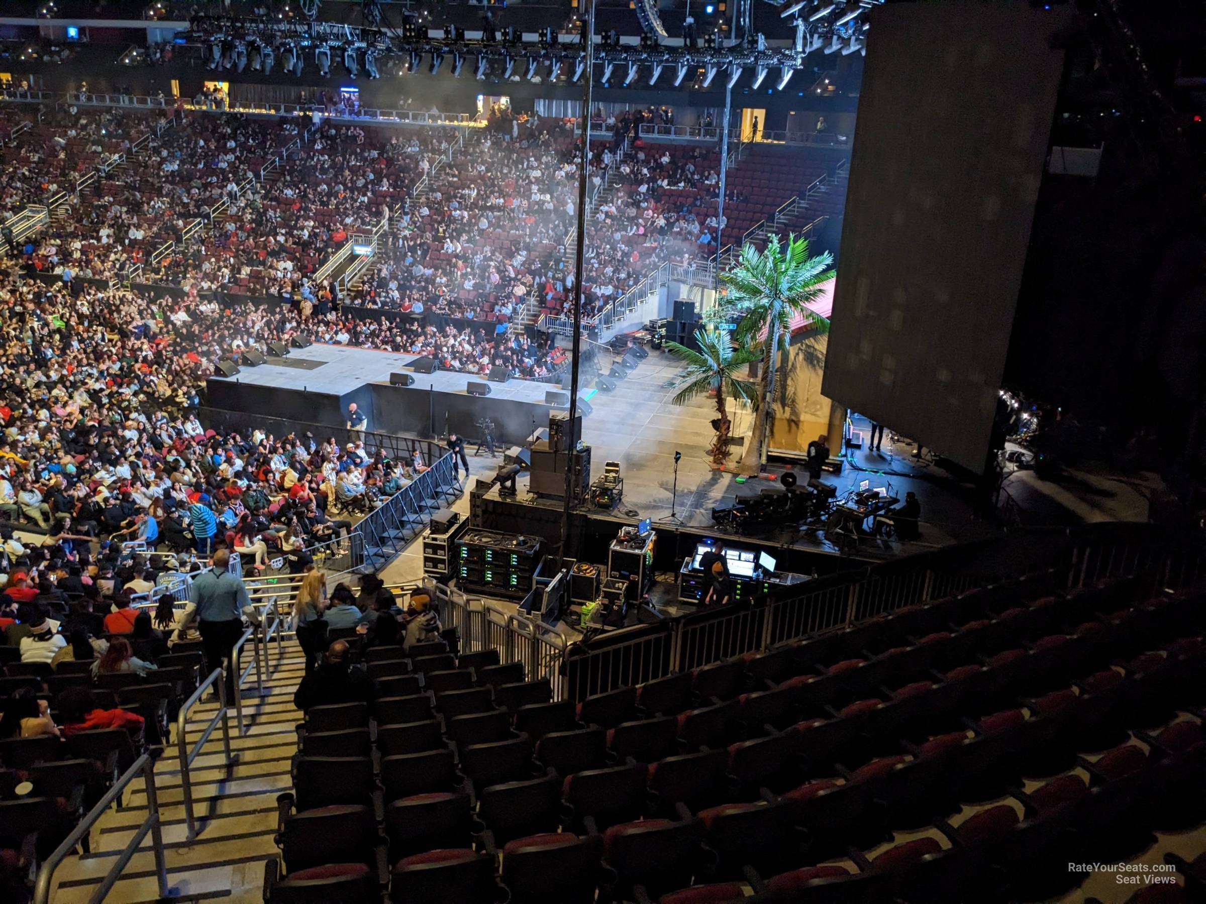 section 108, row z seat view  - desert diamond arena