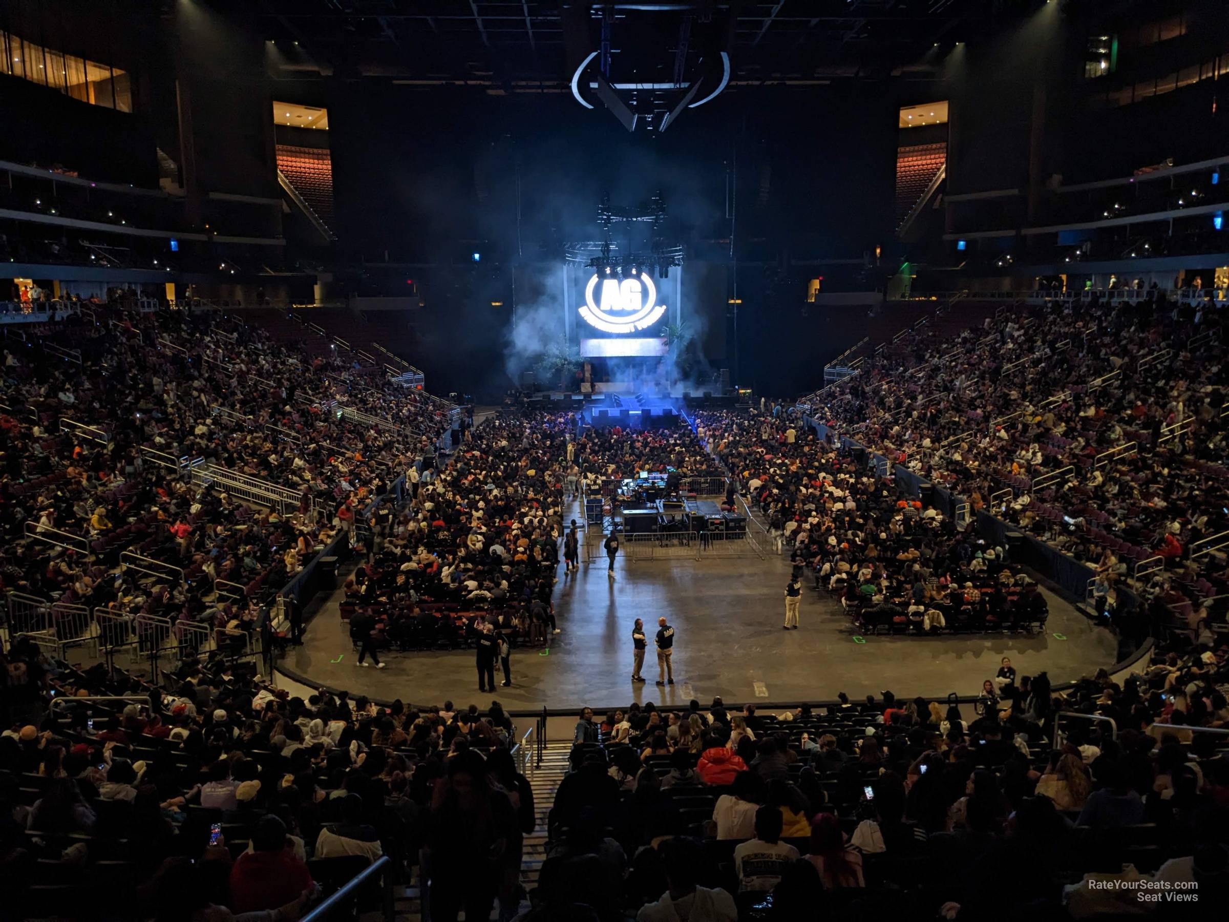 section 117, row z seat view  - desert diamond arena