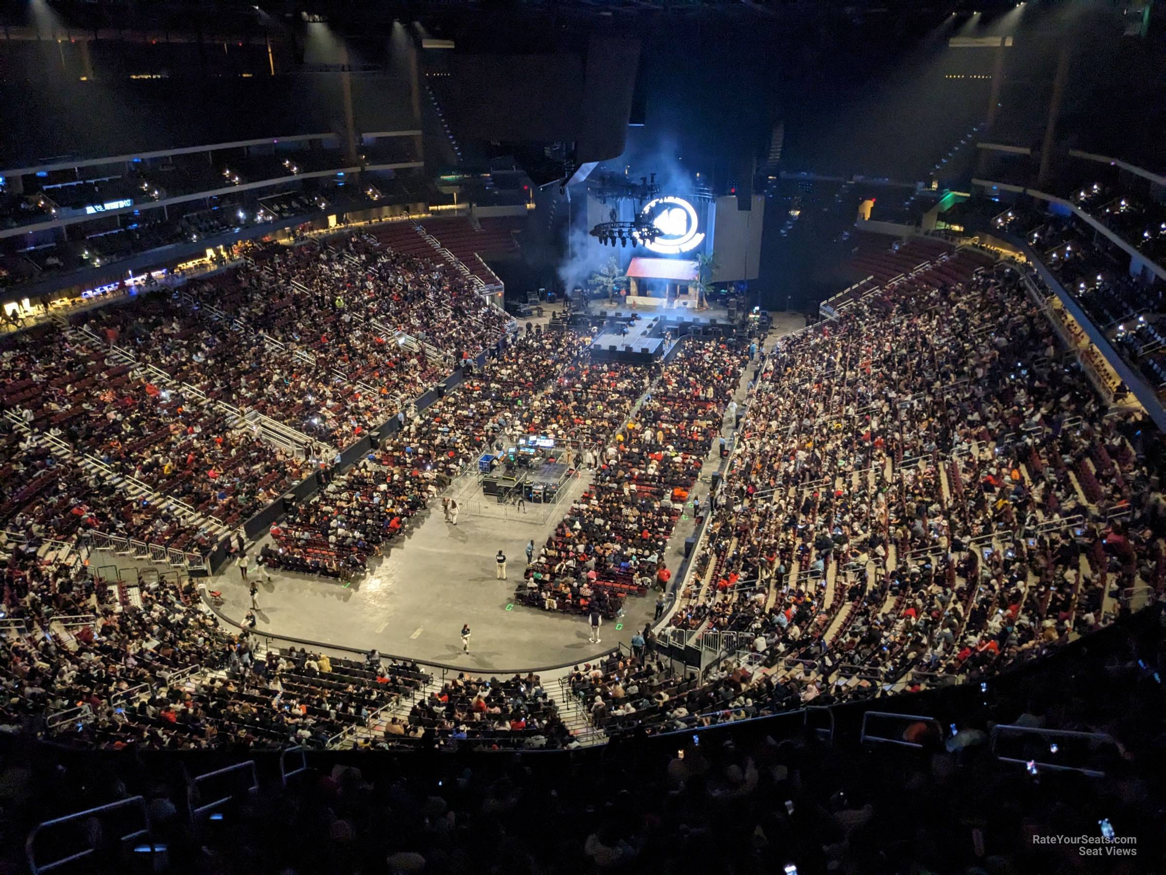 section 221, row xwc seat view  - desert diamond arena