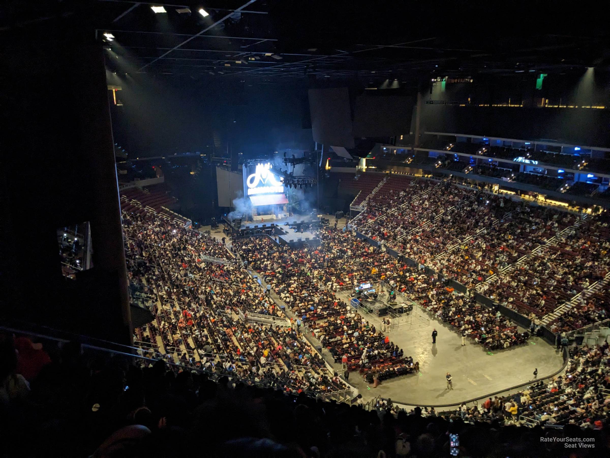 section 226, row q seat view  - desert diamond arena