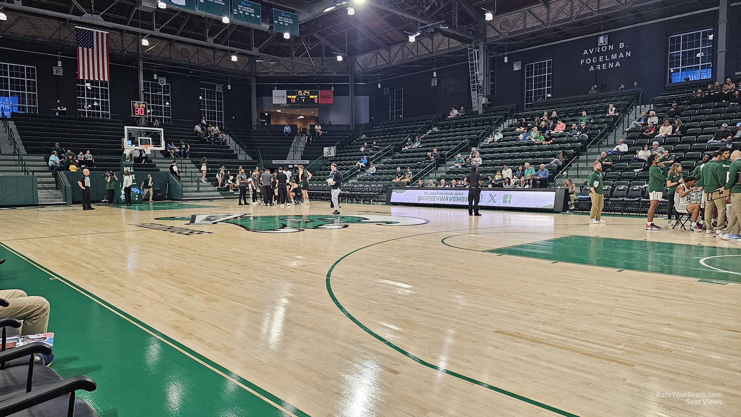 floor 1 seat view  - devlin fieldhouse