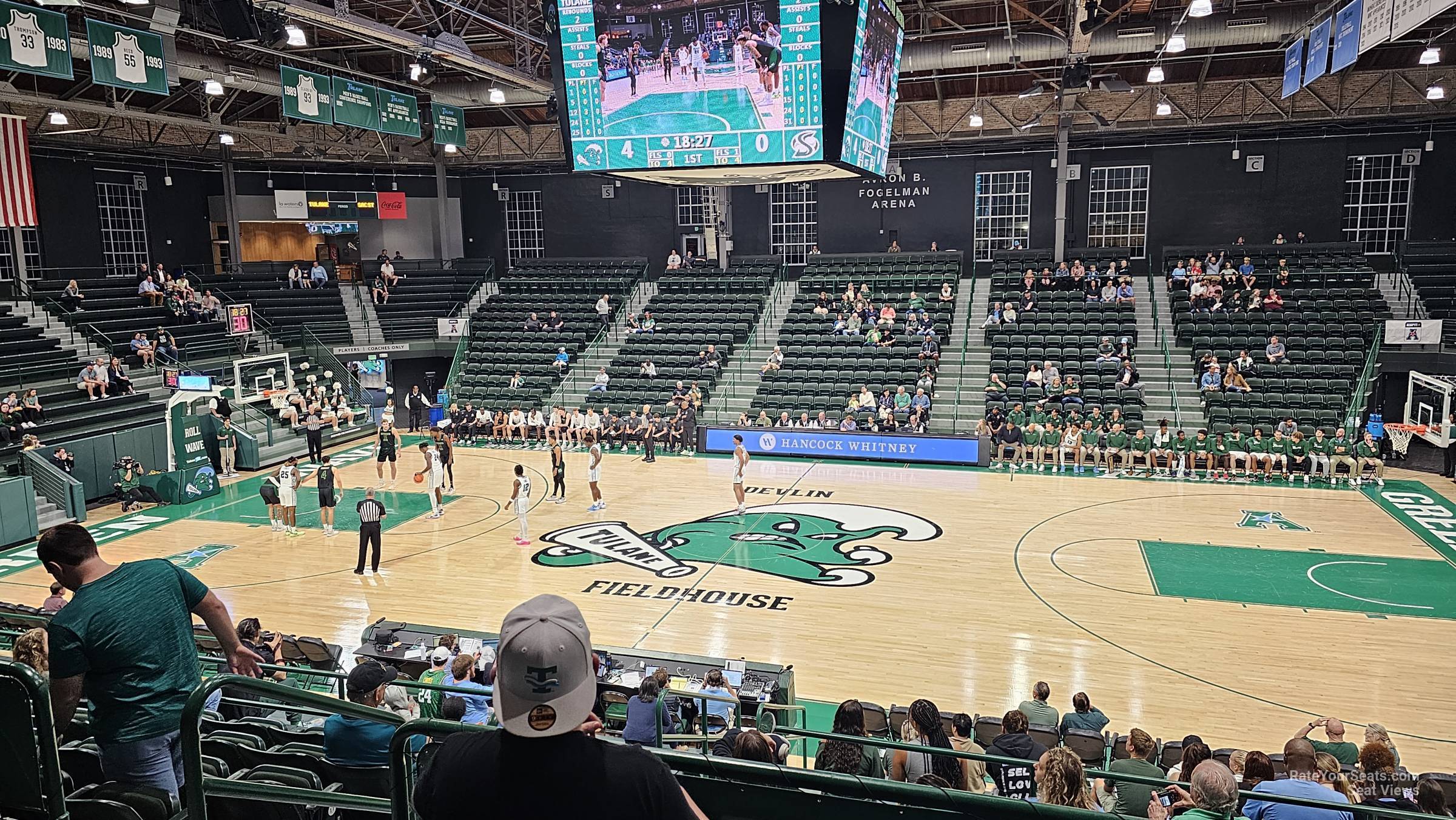 section j, row 17 seat view  - devlin fieldhouse