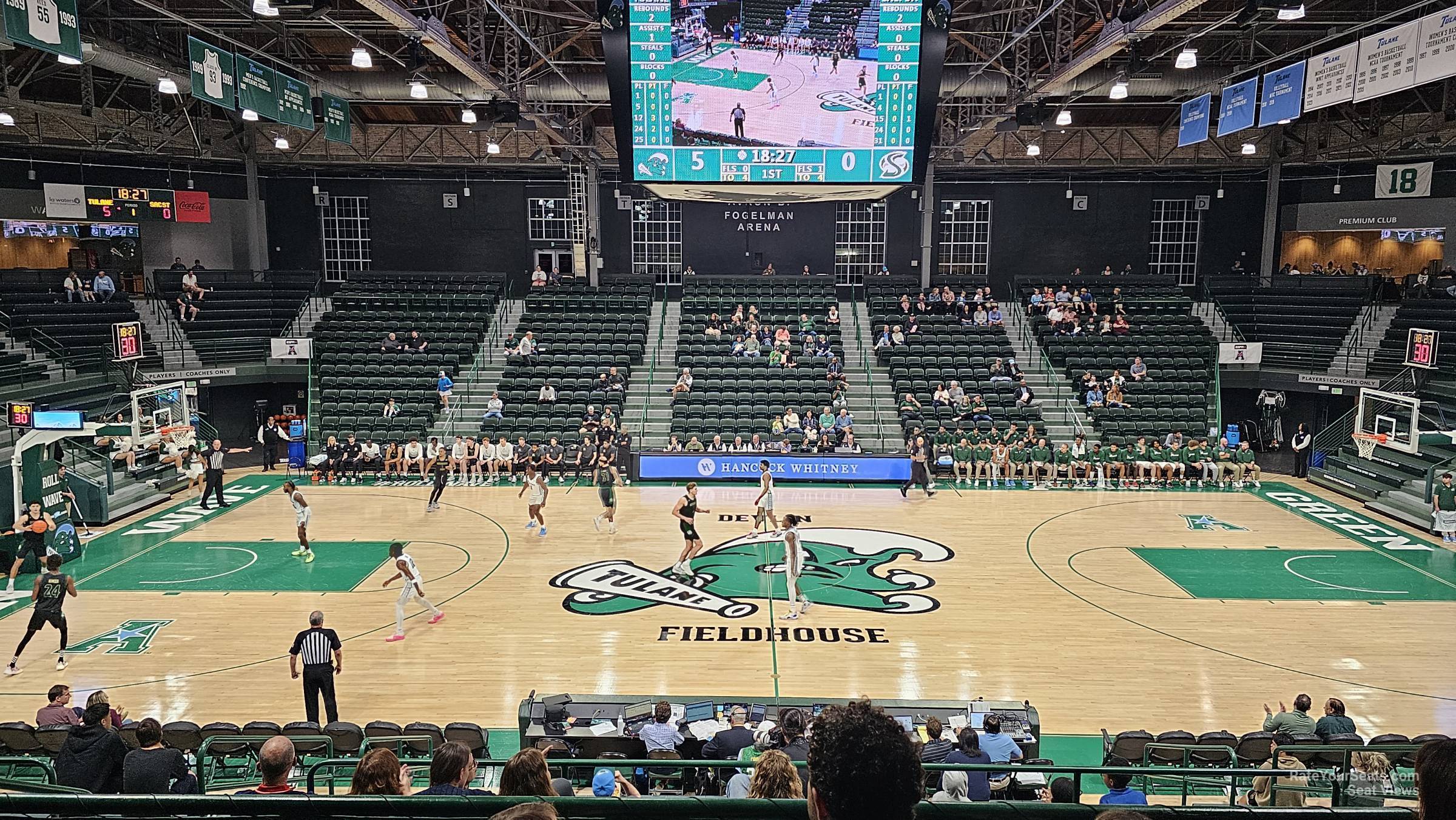 section k, row 17 seat view  - devlin fieldhouse