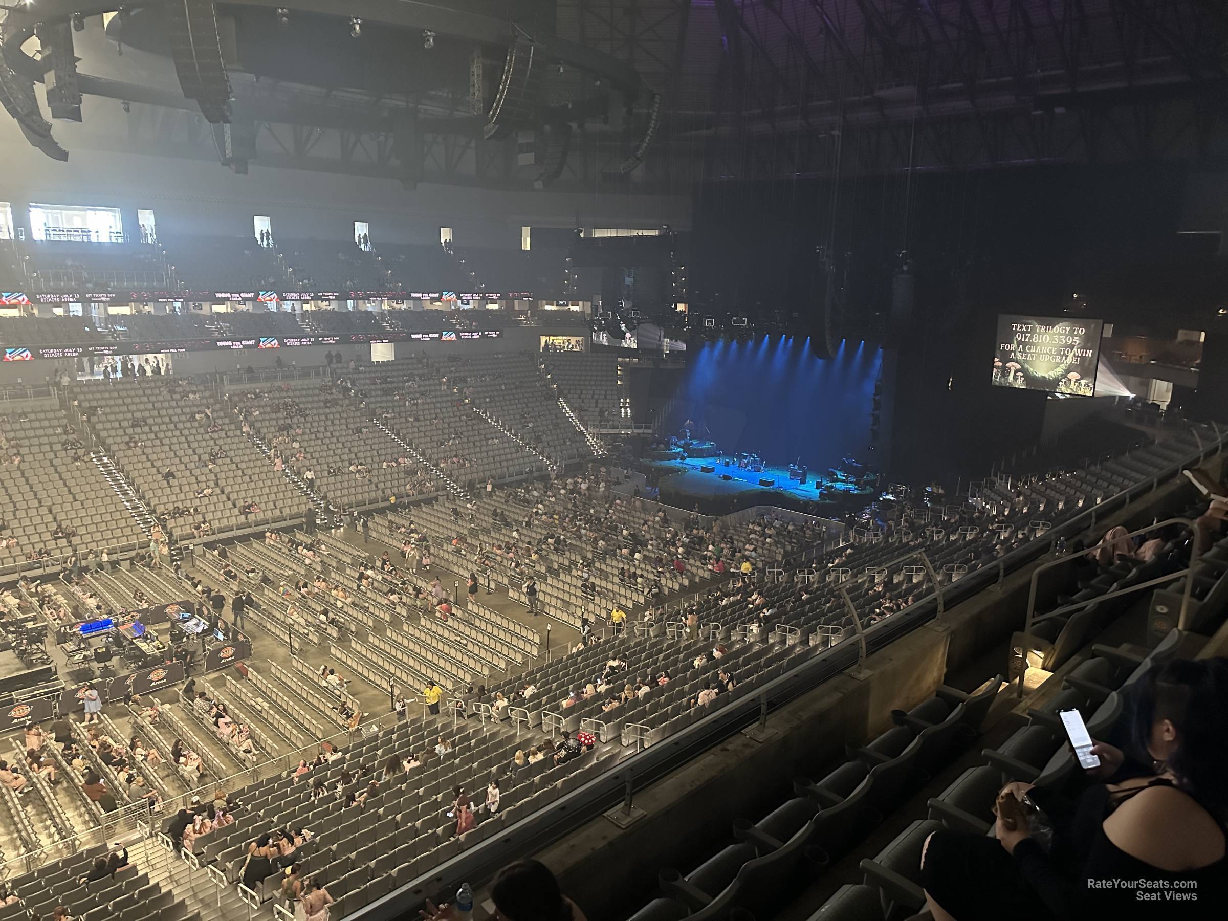 Section 209 at Dickies Arena