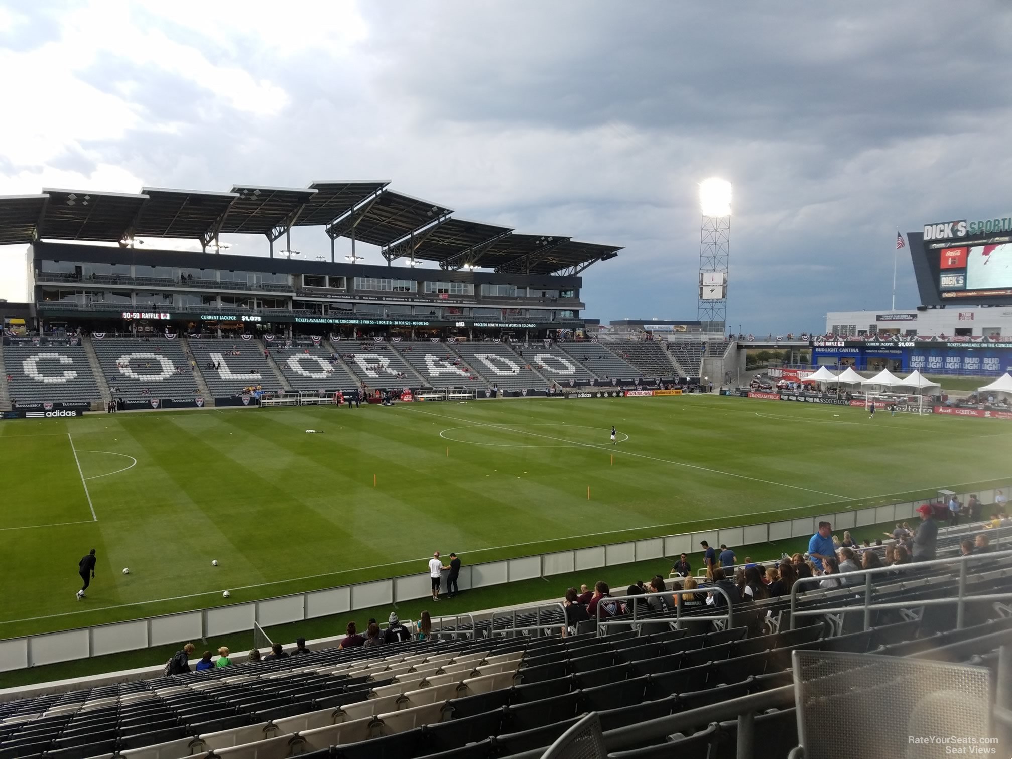 patio 110 seat view  for soccer - dick