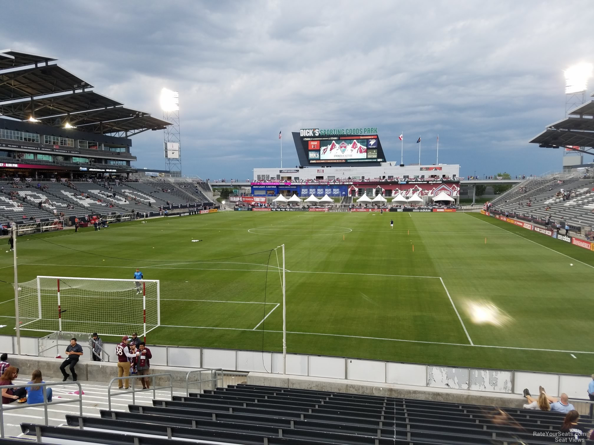 section 116, row 18 seat view  for soccer - dick