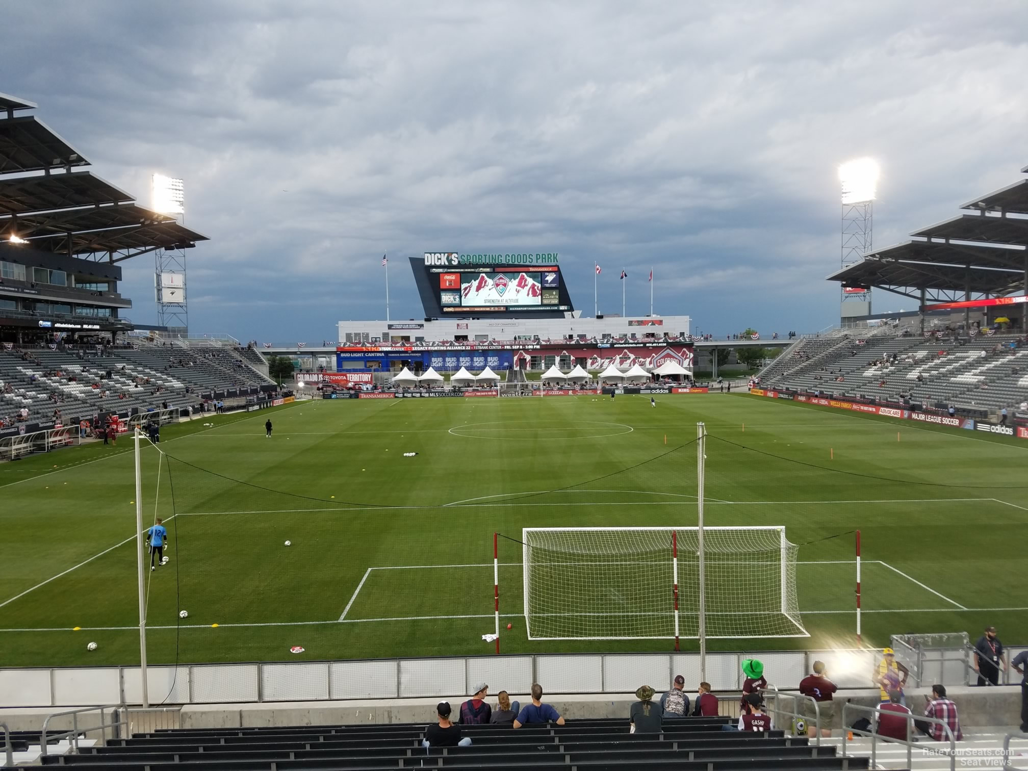 section 118, row 18 seat view  for soccer - dick