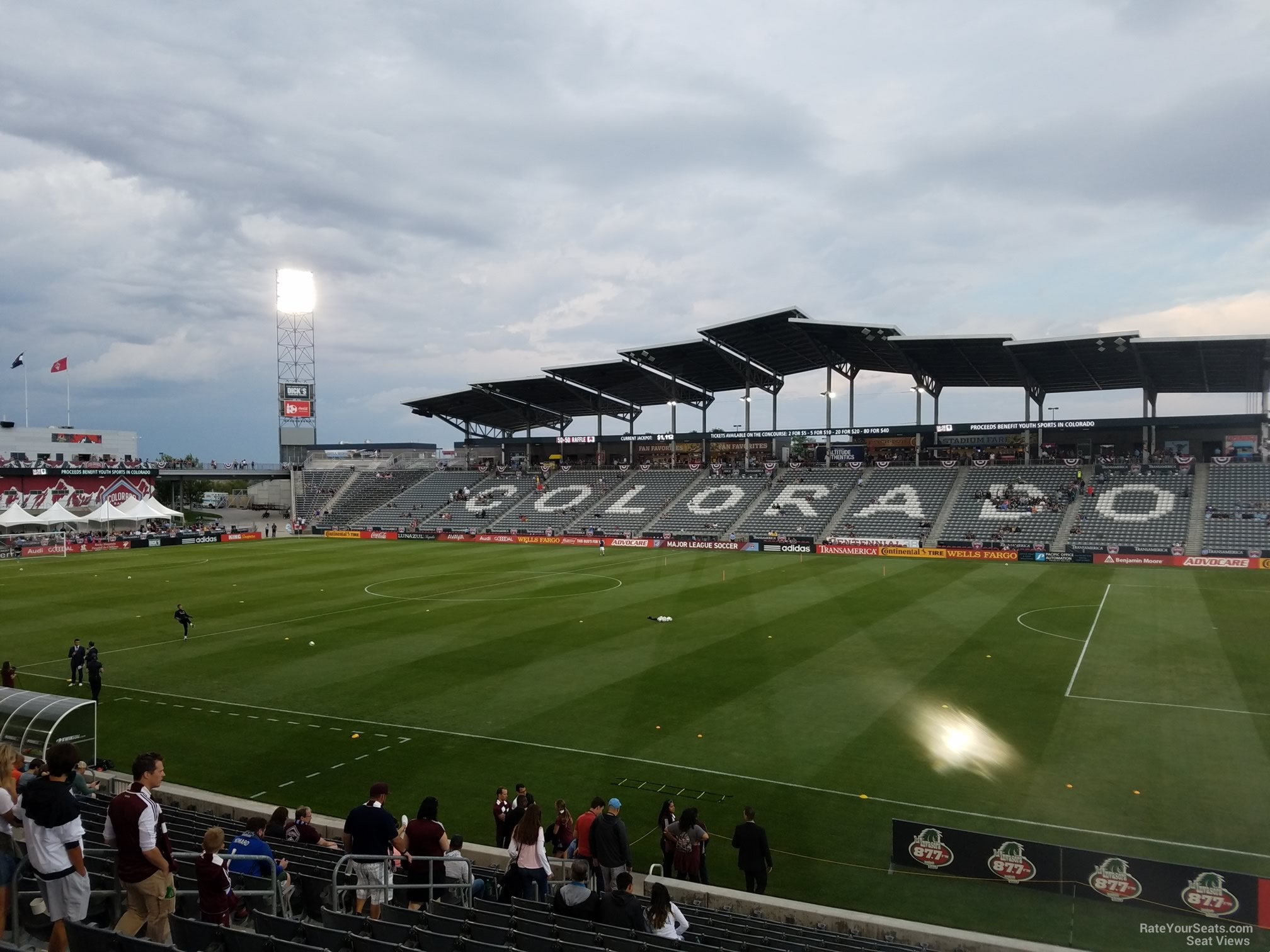 section 125, row 18 seat view  - dick