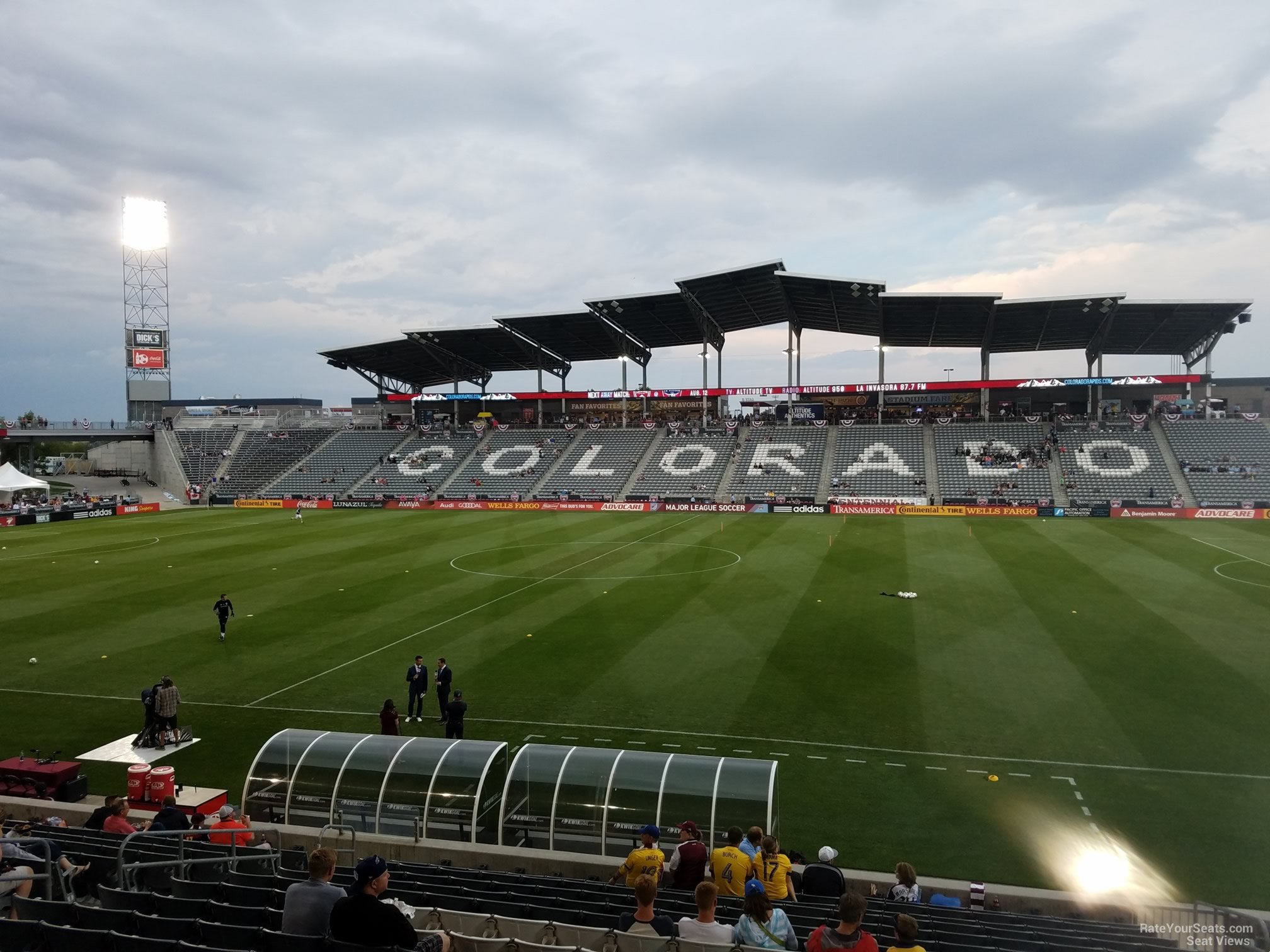 section 127, row 18 seat view  for soccer - dick