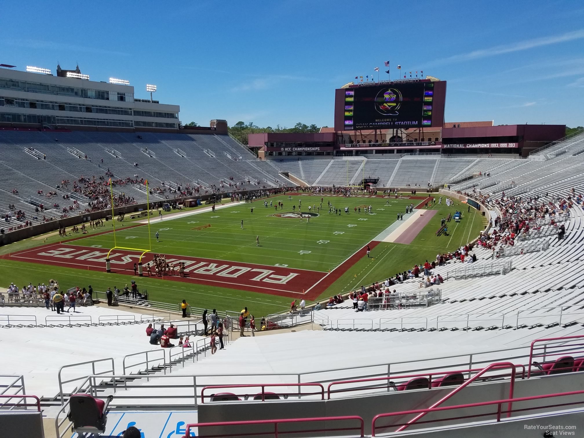 club 216 seat view  - doak campbell stadium