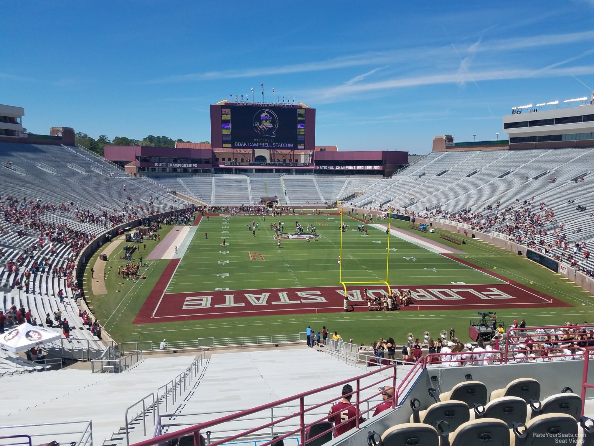 club 223 seat view  - doak campbell stadium