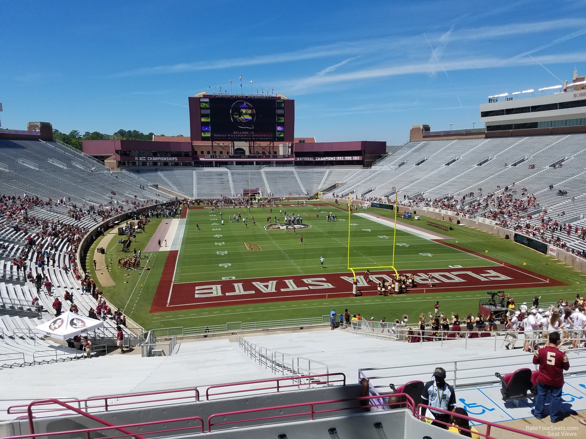 club 224 seat view  - doak campbell stadium