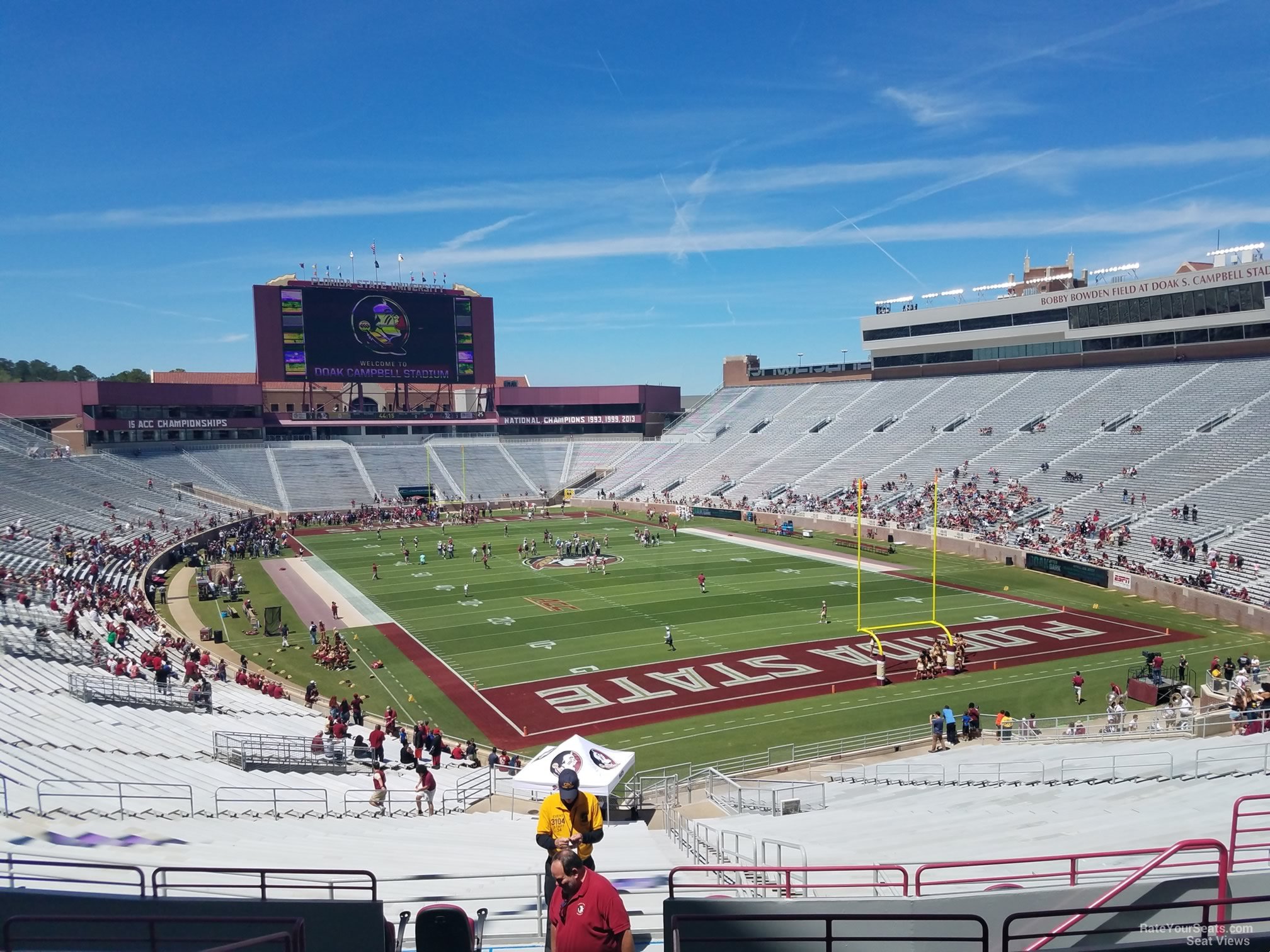 club 226 seat view  - doak campbell stadium