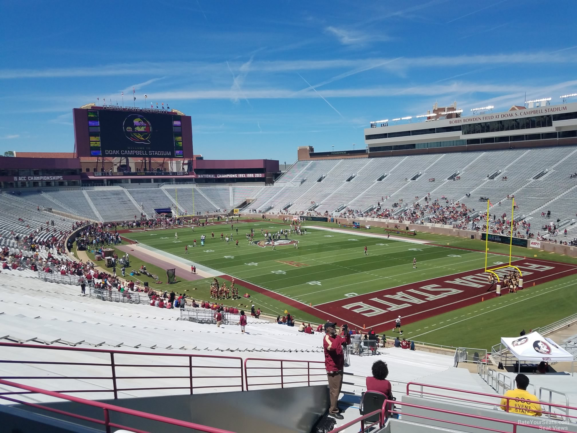 club 228 seat view  - doak campbell stadium